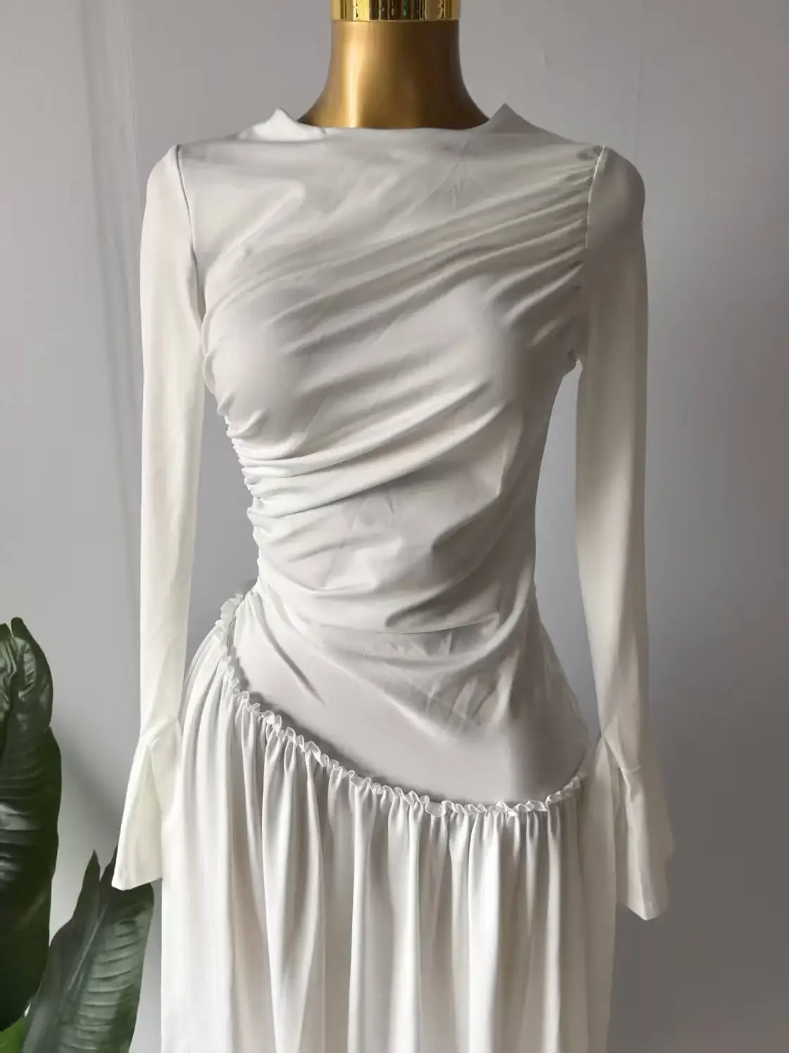 CM.YAYA Women Full Sleeve O-neck Elegant Long Dress 2026 Fall Winter Sweet Holiday Birthday Evening Sexy Party Dresses Vestidos