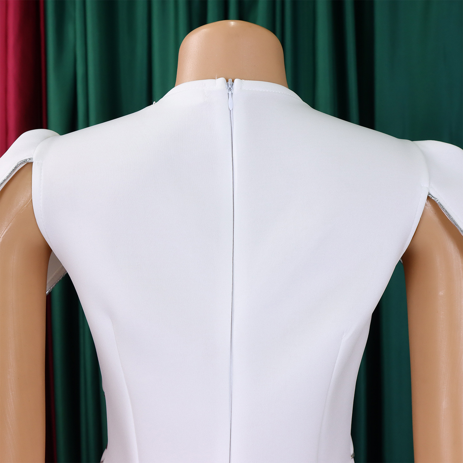 CM.YAYA Women Petal Full Sleeve O-neck Bodycon Midi Long Dress 2025 Spring OL Evening Party Night Club Africa Dresses Vestidos CM.YAYA Women Petal Full Sleeve O-neck Bodycon Midi Long Dress 2025 Spring OL Evening Party Night Club Africa Dresses Vestidos