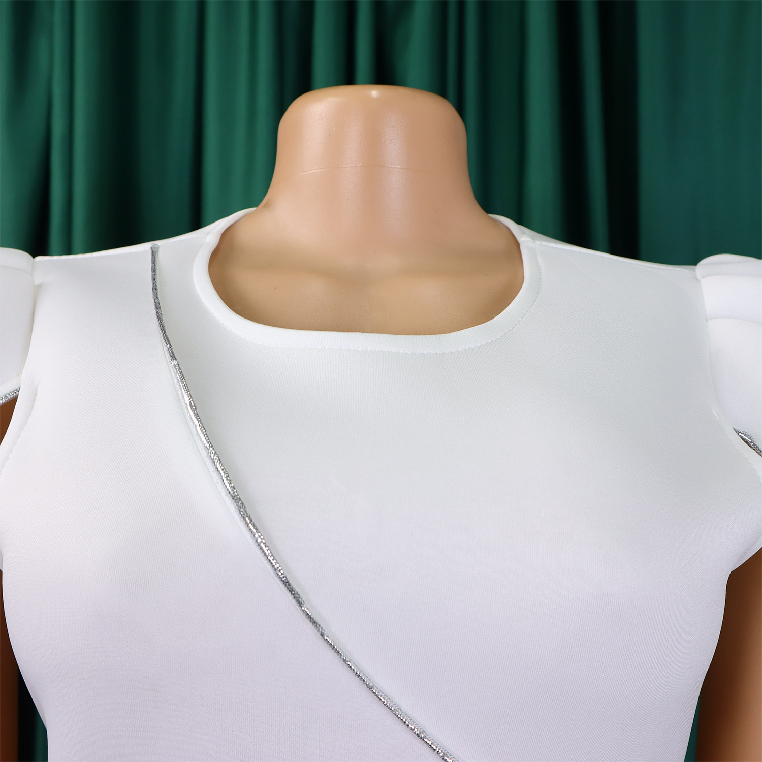 CM.YAYA Women Petal Full Sleeve O-neck Bodycon Midi Long Dress 2025 Spring OL Evening Party Night Club Africa Dresses Vestidos CM.YAYA Women Petal Full Sleeve O-neck Bodycon Midi Long Dress 2025 Spring OL Evening Party Night Club Africa Dresses Vestidos