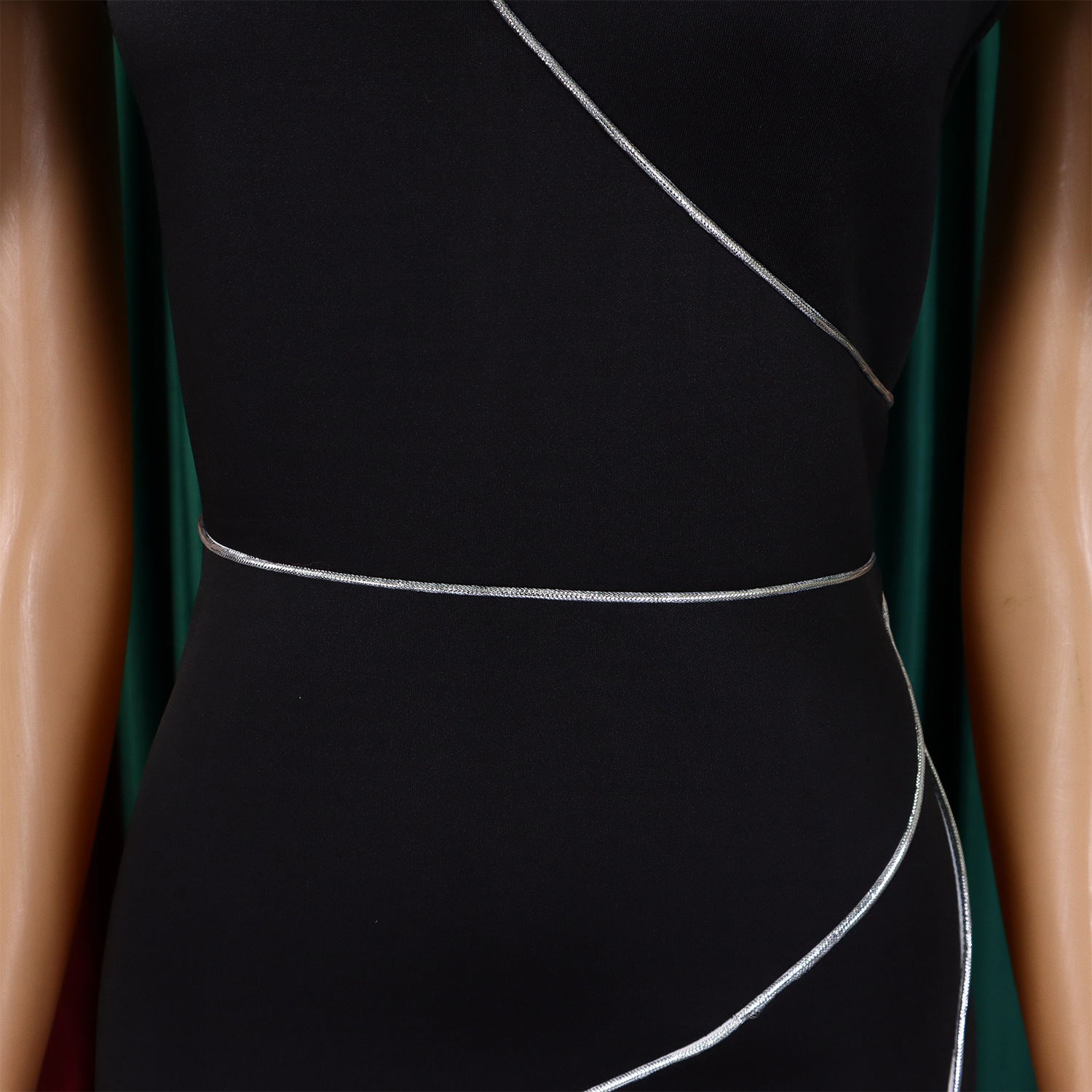 CM.YAYA Women Petal Full Sleeve O-neck Bodycon Midi Long Dress 2025 Spring OL Evening Party Night Club Africa Dresses Vestidos CM.YAYA Women Petal Full Sleeve O-neck Bodycon Midi Long Dress 2025 Spring OL Evening Party Night Club Africa Dresses Vestidos