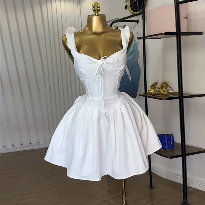 GLCMYAYA Women Sleeveless Tank Big Swing Ball Gown Midi Mini Dress 2025 Summer Beach Vacation Holiday Party Birthday Dresses