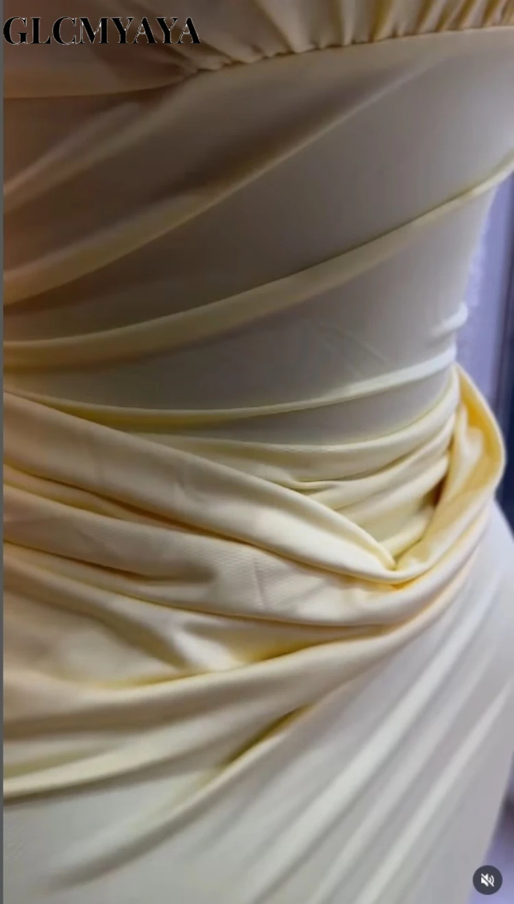 CM.YAYA Women's Deep V-neck Stacked Ruched Waist Bodycon Midi Maxi Formal Dress 2026 Education Party Cocktail Night Out Dresses