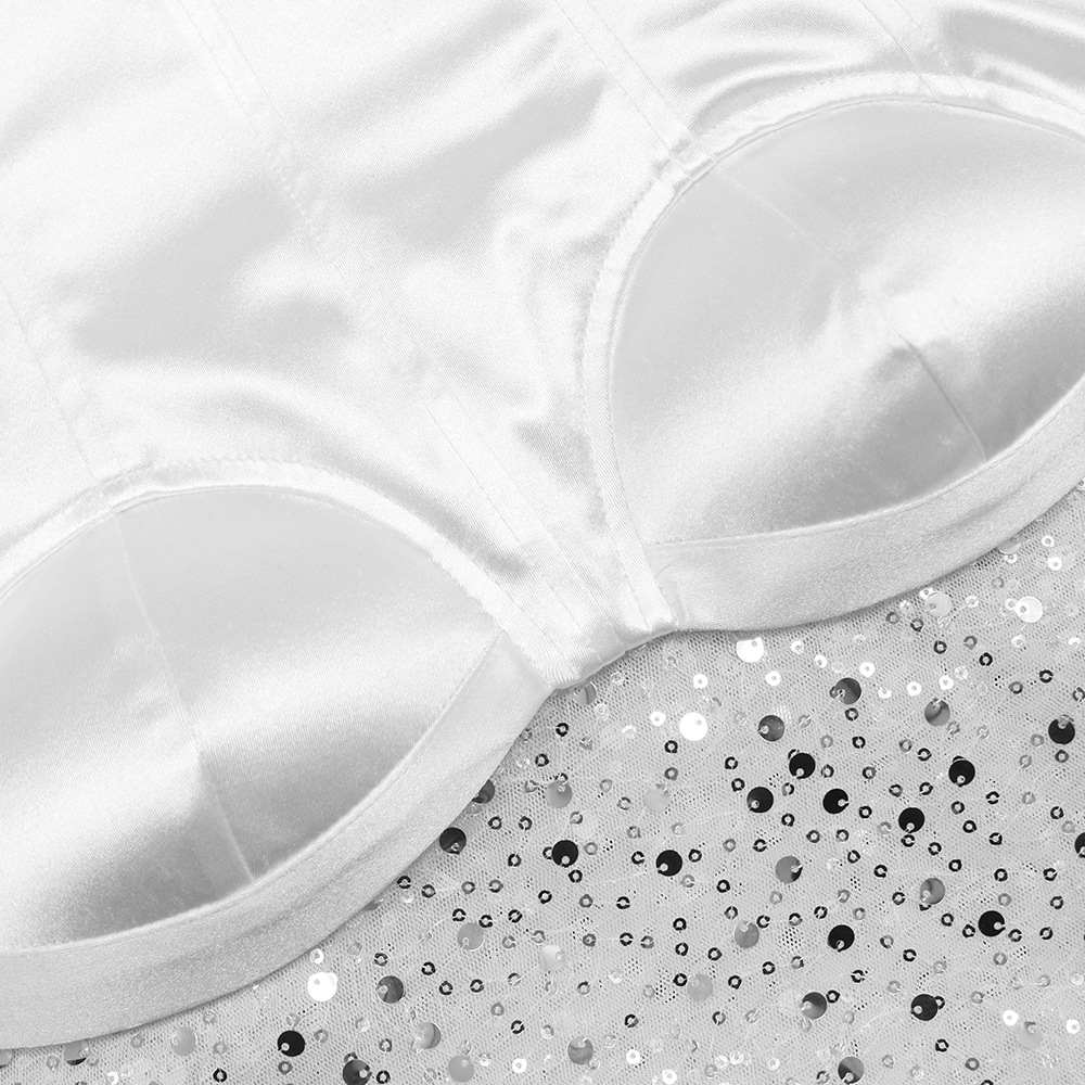 CM.YAYA INS Women Strapless Mesh Stain High Waist 3D Flower Sleeveless Dress 2024 Birthday Maxi Long Party Evening Split Dresses