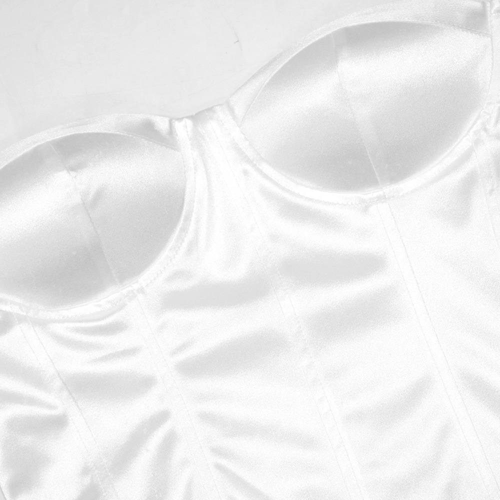 CM.YAYA INS Women Strapless Mesh Stain High Waist 3D Flower Sleeveless Dress 2024 Birthday Maxi Long Party Evening Split Dresses