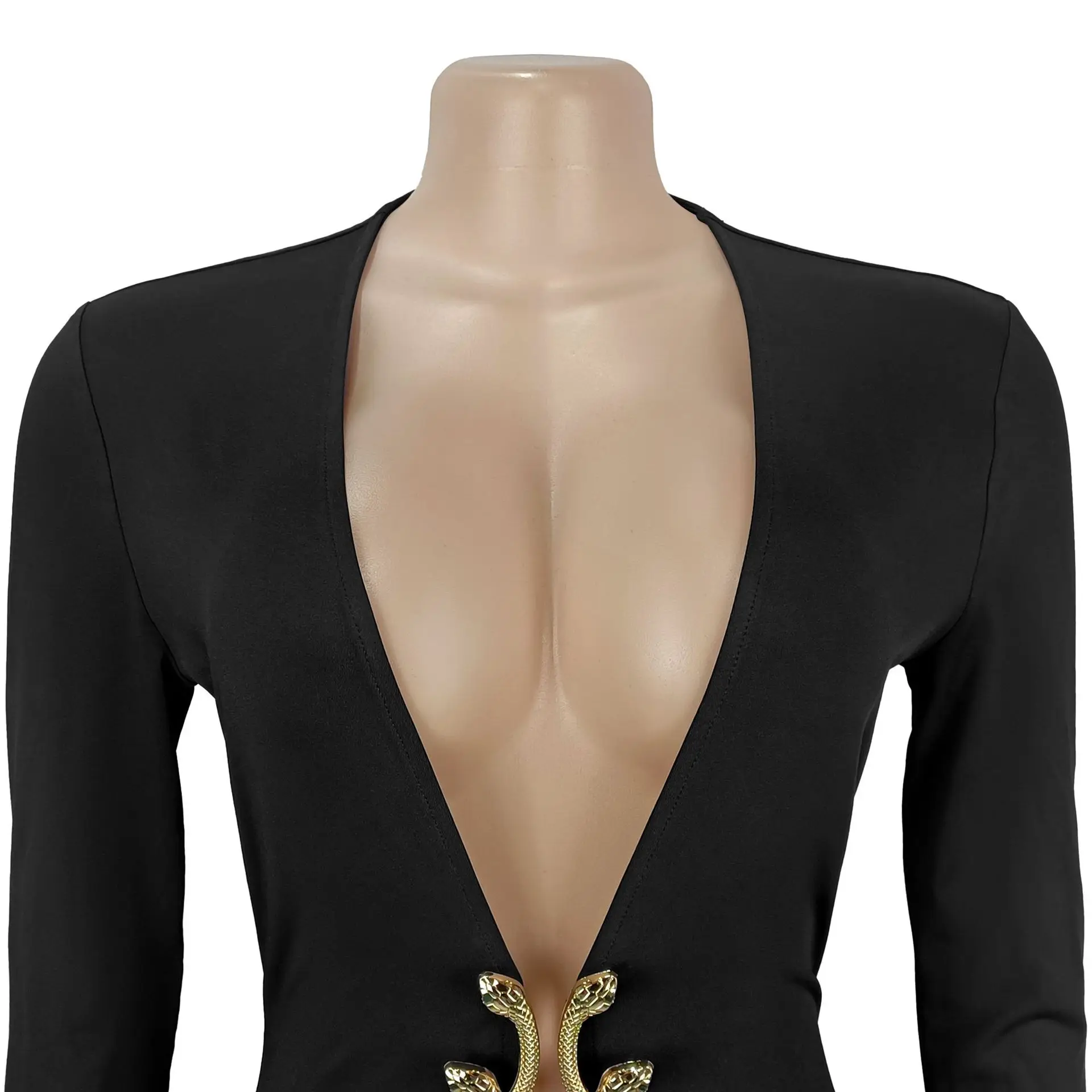 CM.YAYA Women V-Neck Long Sleeve Ruched Stacked Mini Dress 2026 Spring Beach Vacation Party Birthday Street Sexy Dresses