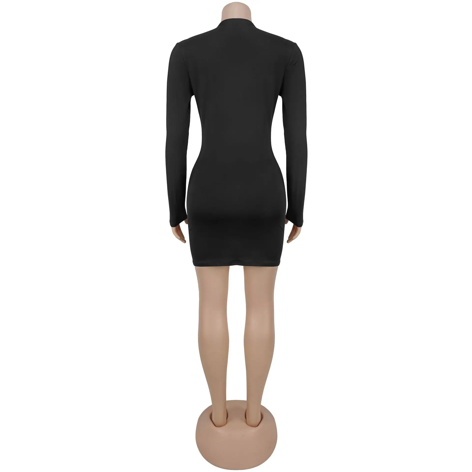 CM.YAYA Women V-Neck Long Sleeve Ruched Stacked Mini Dress 2026 Spring Beach Vacation Party Birthday Street Sexy Dresses