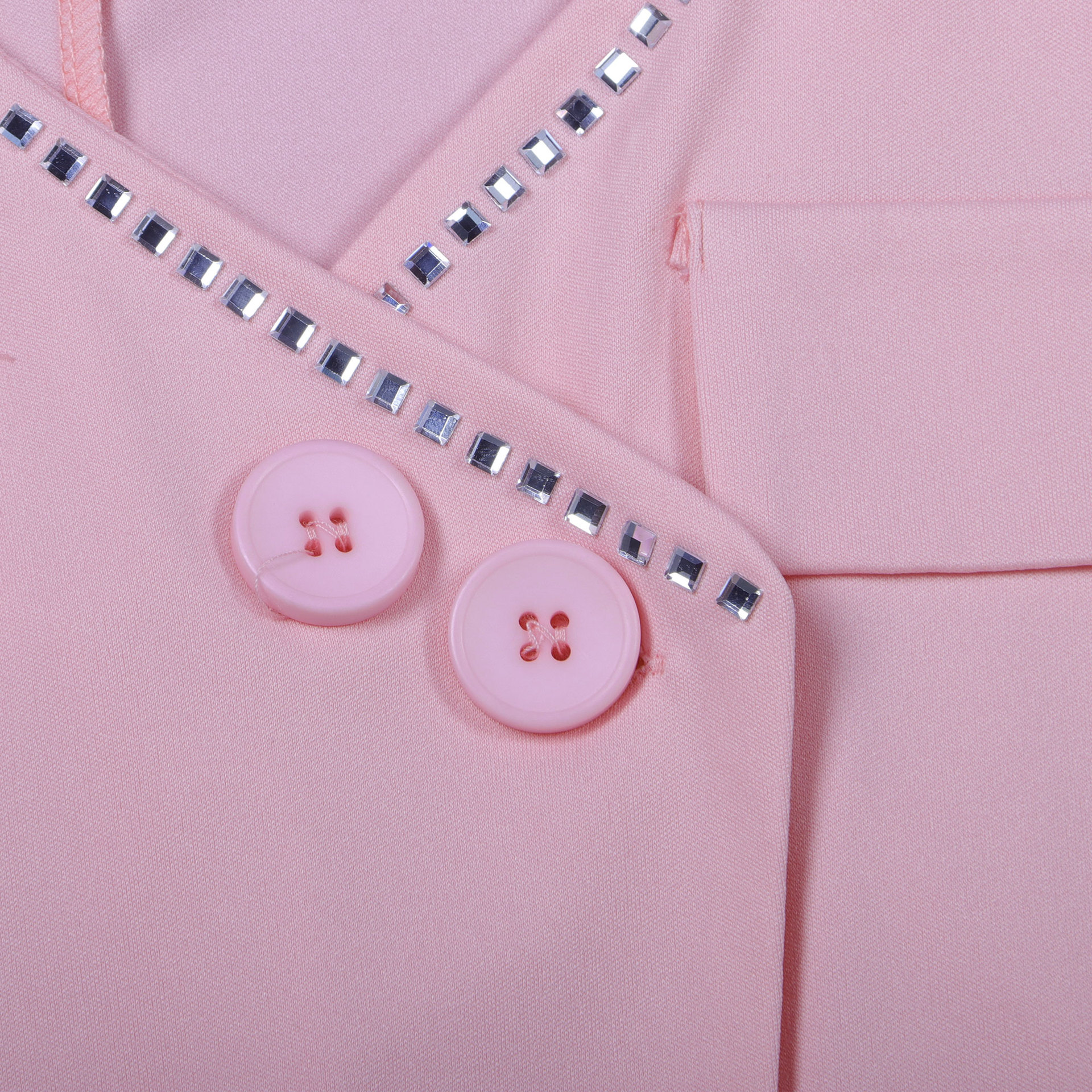 CM.YAYA Women Diamonds Hot Rhinestones Cutout Sweetheart Bodycon Midi Blazer Style Dress with Bra Top Sexy Party Even Dresses