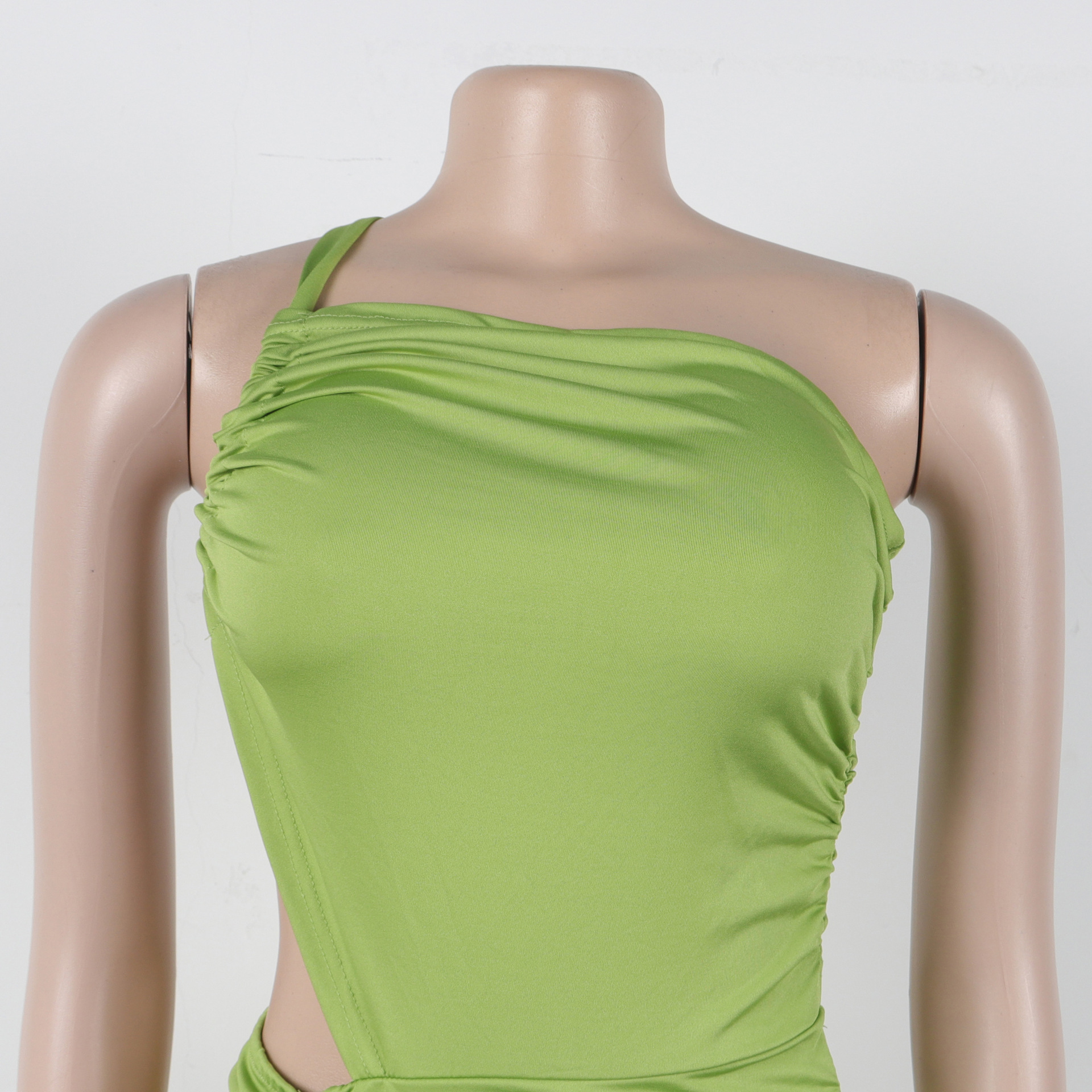 CM.YAYA Women Sleeveless Hollow Out Strap Ruched Maxi Long Dress 2025 Summer Street Sexy Party Birthday Evening Dresses Vestidos