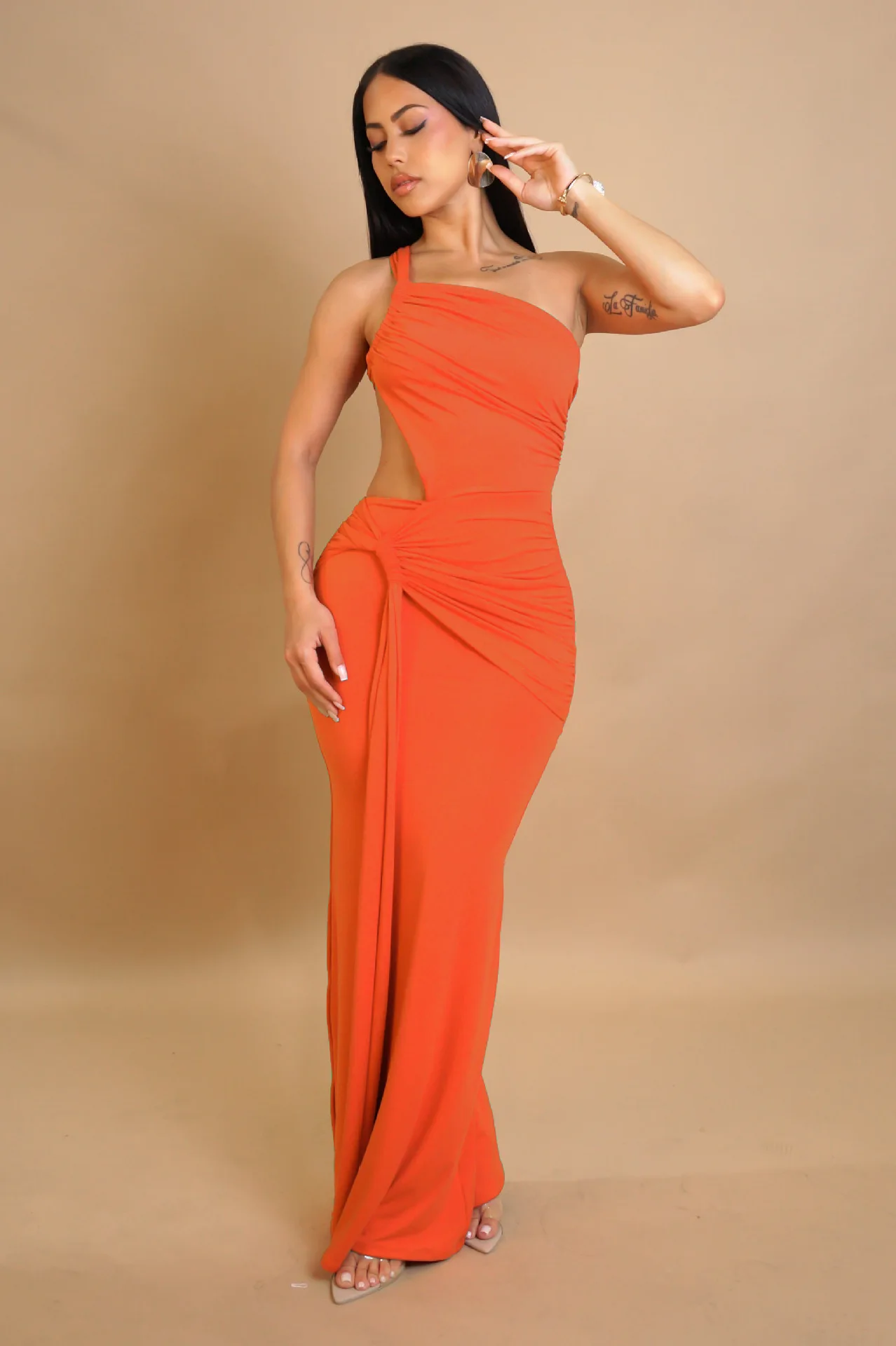 CM.YAYA Women Sleeveless Hollow Out Strap Ruched Maxi Long Dress 2025 Summer Street Sexy Party Birthday Evening Dresses Vestidos