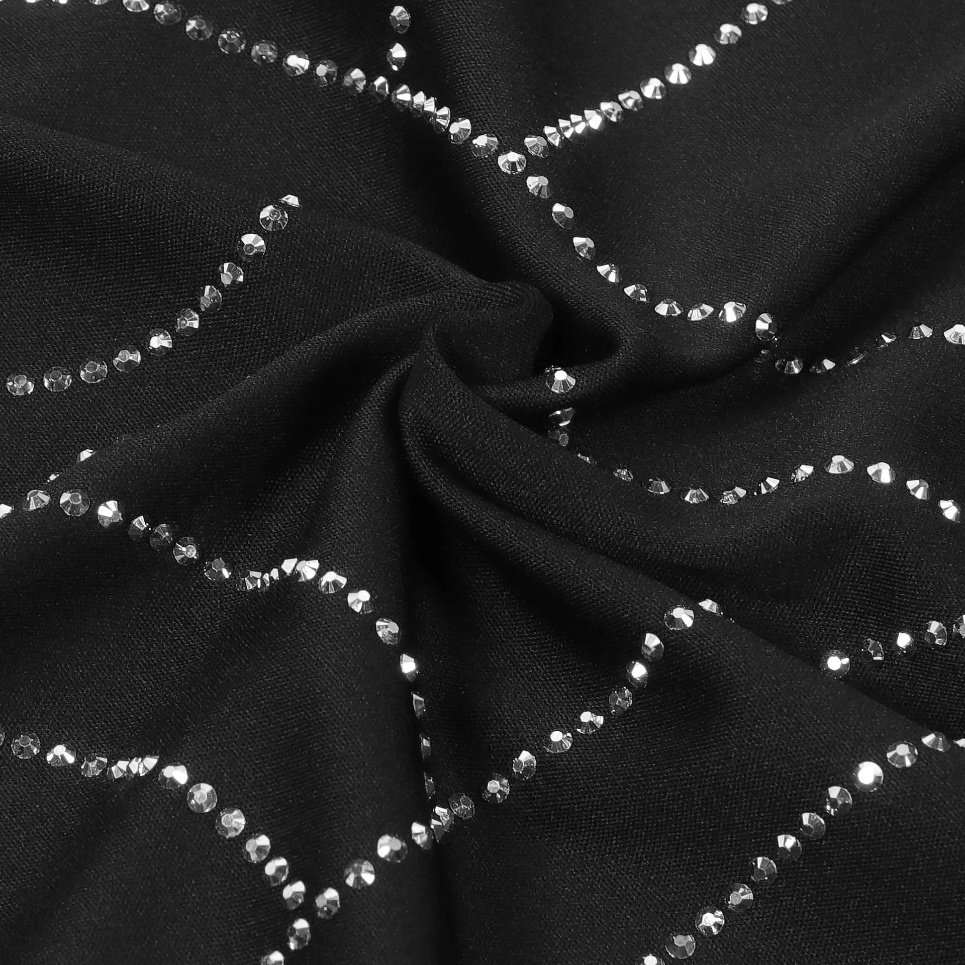 CM.YAYA 2025 Spring Diamonds Hot Rhinestones Cross V-neck Women Sleeveless Long Dress Birthday Party Evening Prom Maxi Dresses