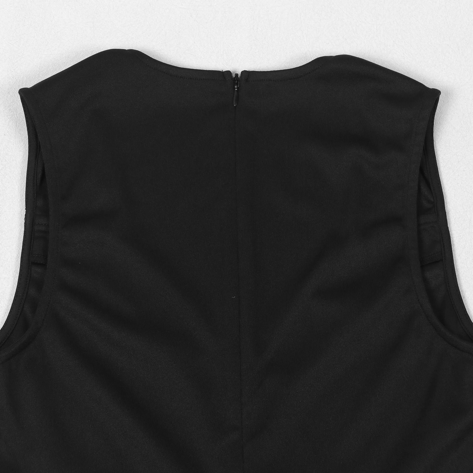 CM.YAYA 2025 Spring Diamonds Hot Rhinestones Cross V-neck Women Sleeveless Long Dress Birthday Party Evening Prom Maxi Dresses