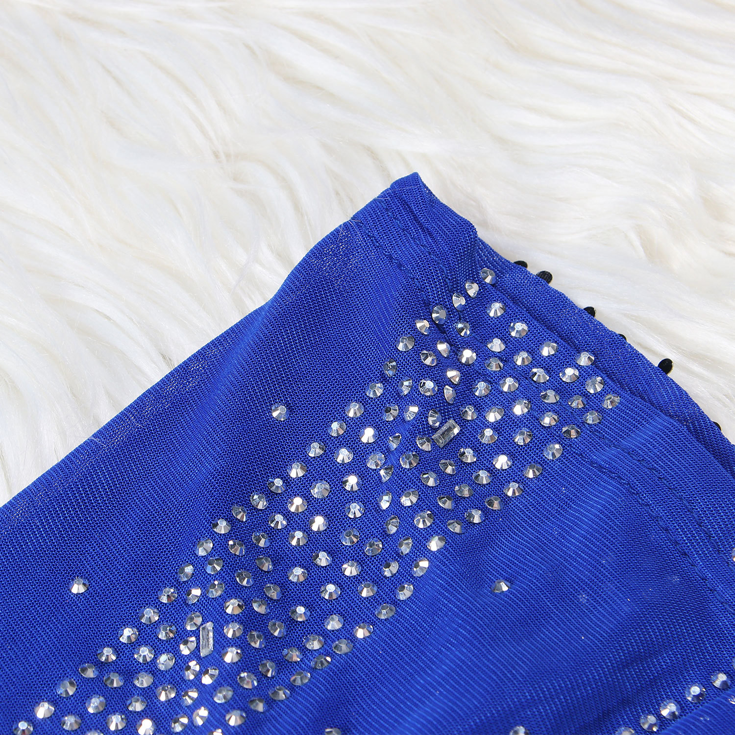 CM.YAYA Women Mesh Patchwork Diamonds Hot Rhinestones Bodycon Midi Mermaid Maxi Dress 2023 Evening Sexy Party Dresses Vestidos