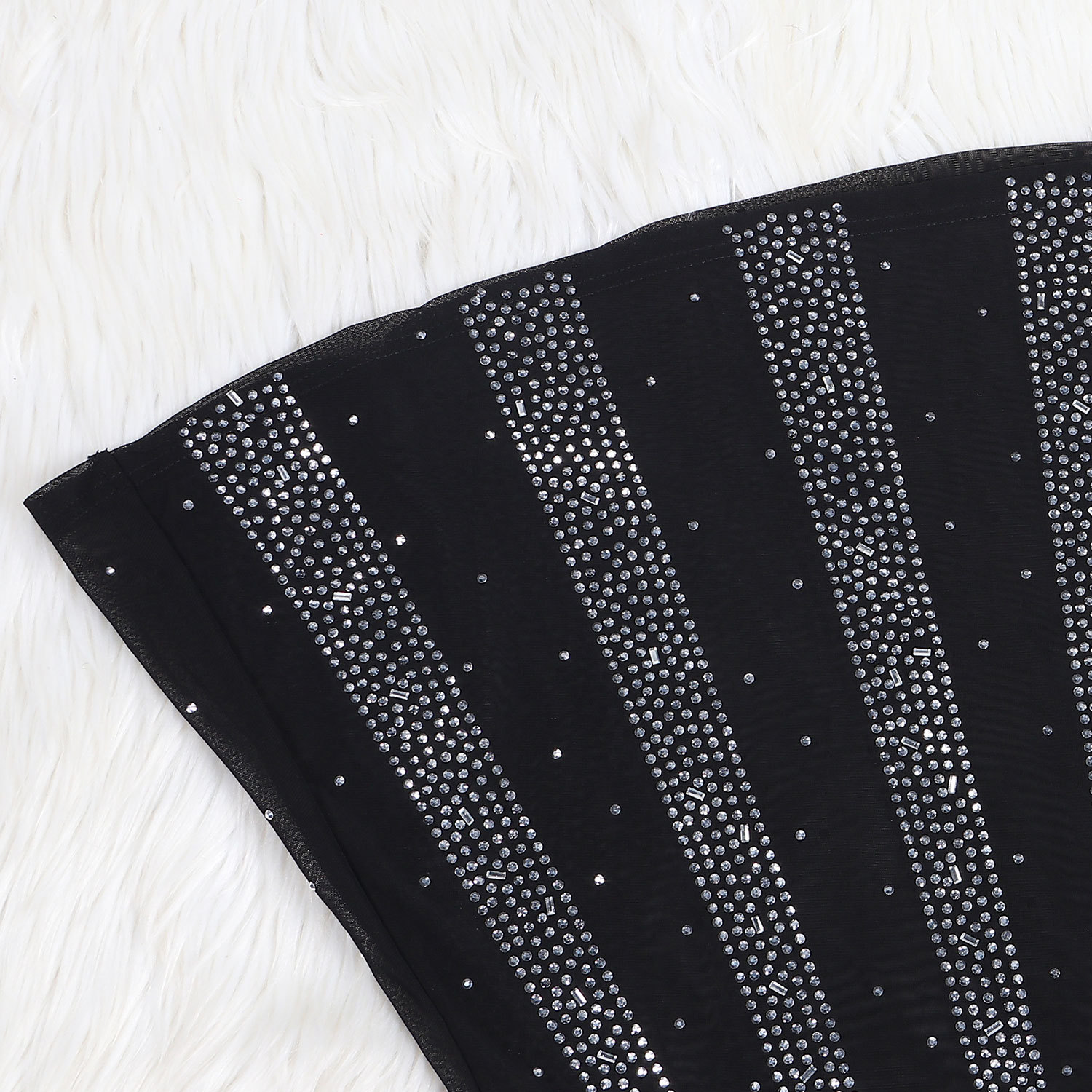 CM.YAYA Women Mesh Patchwork Diamonds Hot Rhinestones Bodycon Midi Mermaid Maxi Dress 2023 Evening Sexy Party Dresses Vestidos