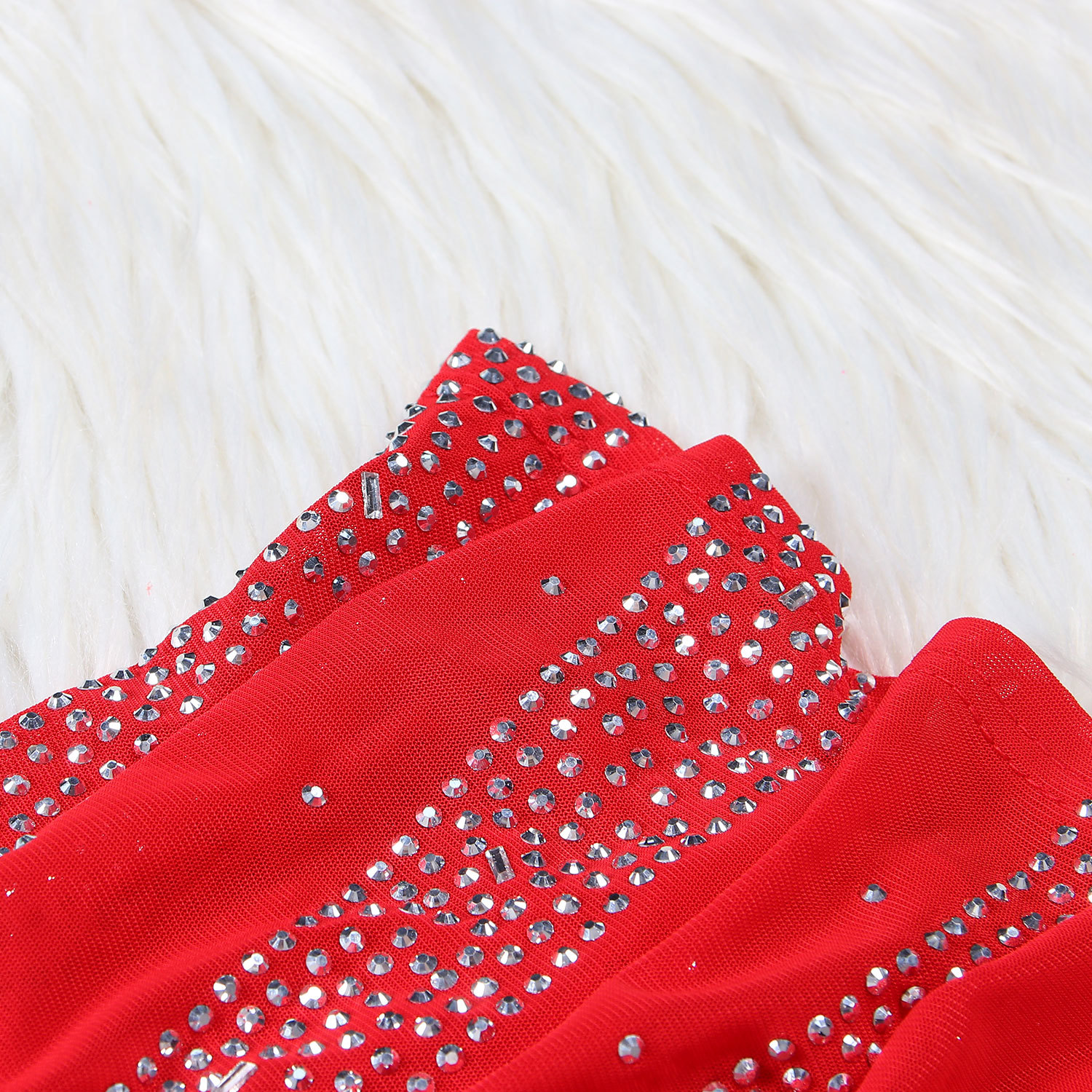 CM.YAYA Women Mesh Patchwork Diamonds Hot Rhinestones Bodycon Midi Mermaid Maxi Dress 2023 Evening Sexy Party Dresses Vestidos