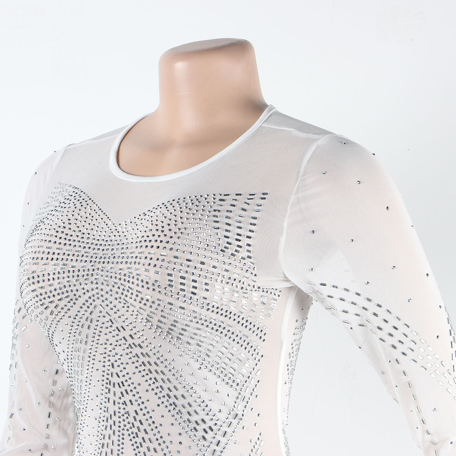 CM.YAYA Women Mesh Patchwork Diamonds Hot Rhinestones Bodycon Midi Mermaid Maxi Dress 2023 Evening Sexy Party Dresses Vestidos