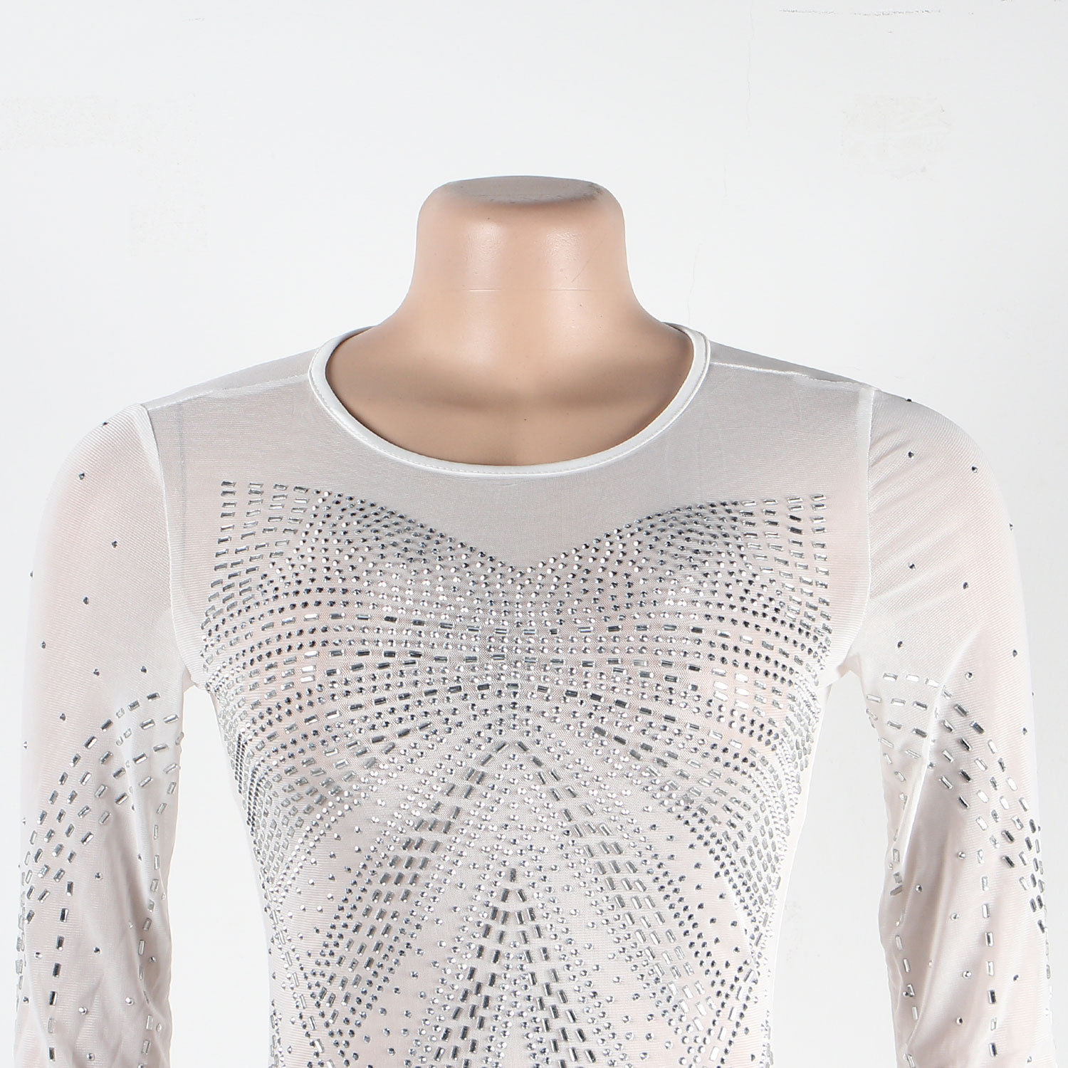 CM.YAYA Women Mesh Patchwork Diamonds Hot Rhinestones Bodycon Midi Mermaid Maxi Dress 2023 Evening Sexy Party Dresses Vestidos