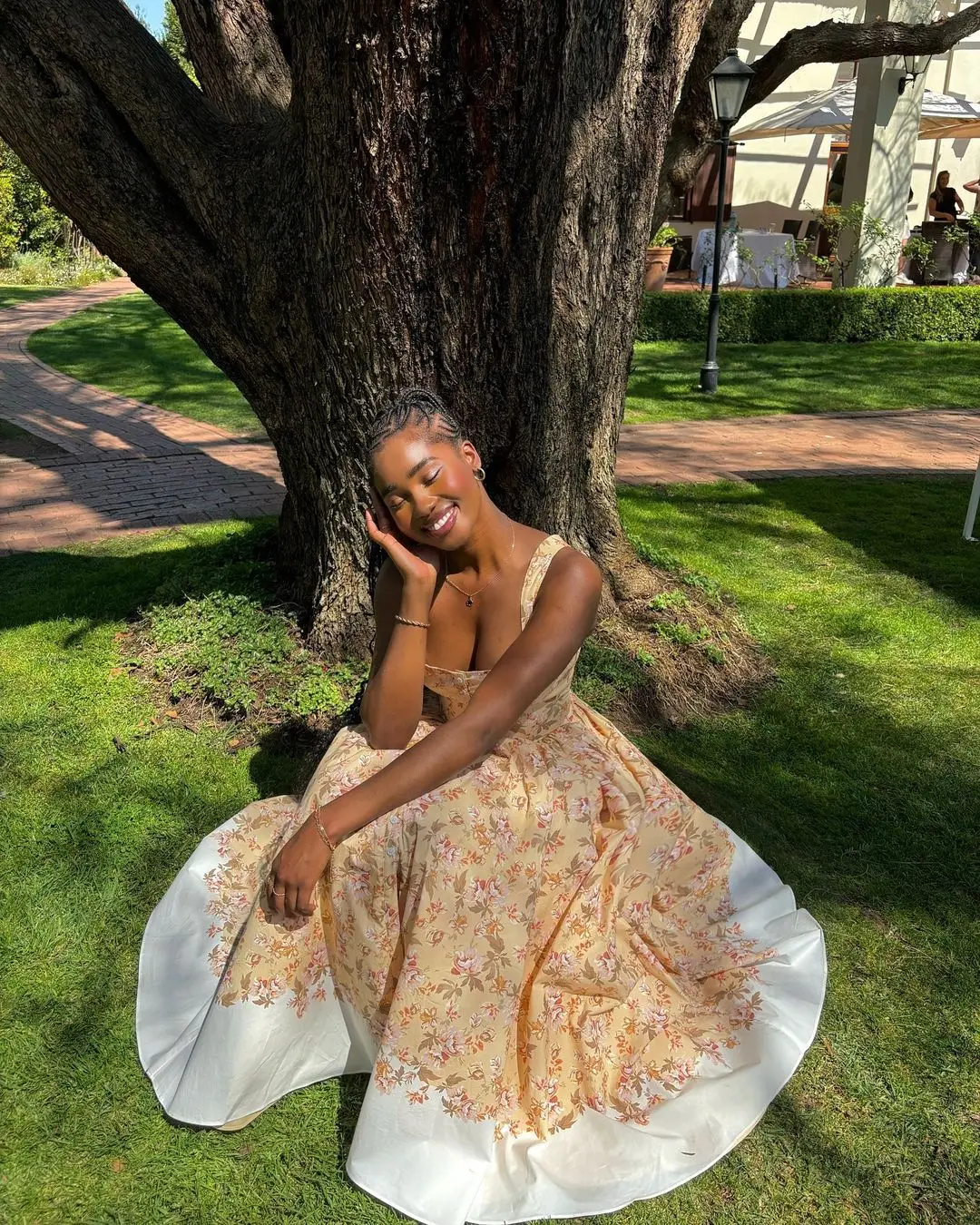 CM.YAYA Women Sleeveless Strap Floral Print Sweet Long Maxi Dress Holiday Beach Evening Sexy Girl Party Pleated Dresses Vestidos