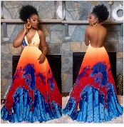 2019 Autumn Summer Women Fashion Leopard Print Bodycon Long Maxi Dress Sexy Club Party Dresses Vestidos  GLLD8600