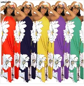 2019 Autumn Summer Women Fashion Leopard Print Bodycon Long Maxi Dress Sexy Club Party Dresses Vestidos  GLLD8600