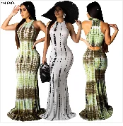 2019 Autumn Summer Women Fashion Leopard Print Bodycon Long Maxi Dress Sexy Club Party Dresses Vestidos  GLLD8600