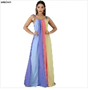 2019 Autumn Summer Women Fashion Leopard Print Bodycon Long Maxi Dress Sexy Club Party Dresses Vestidos  GLLD8600