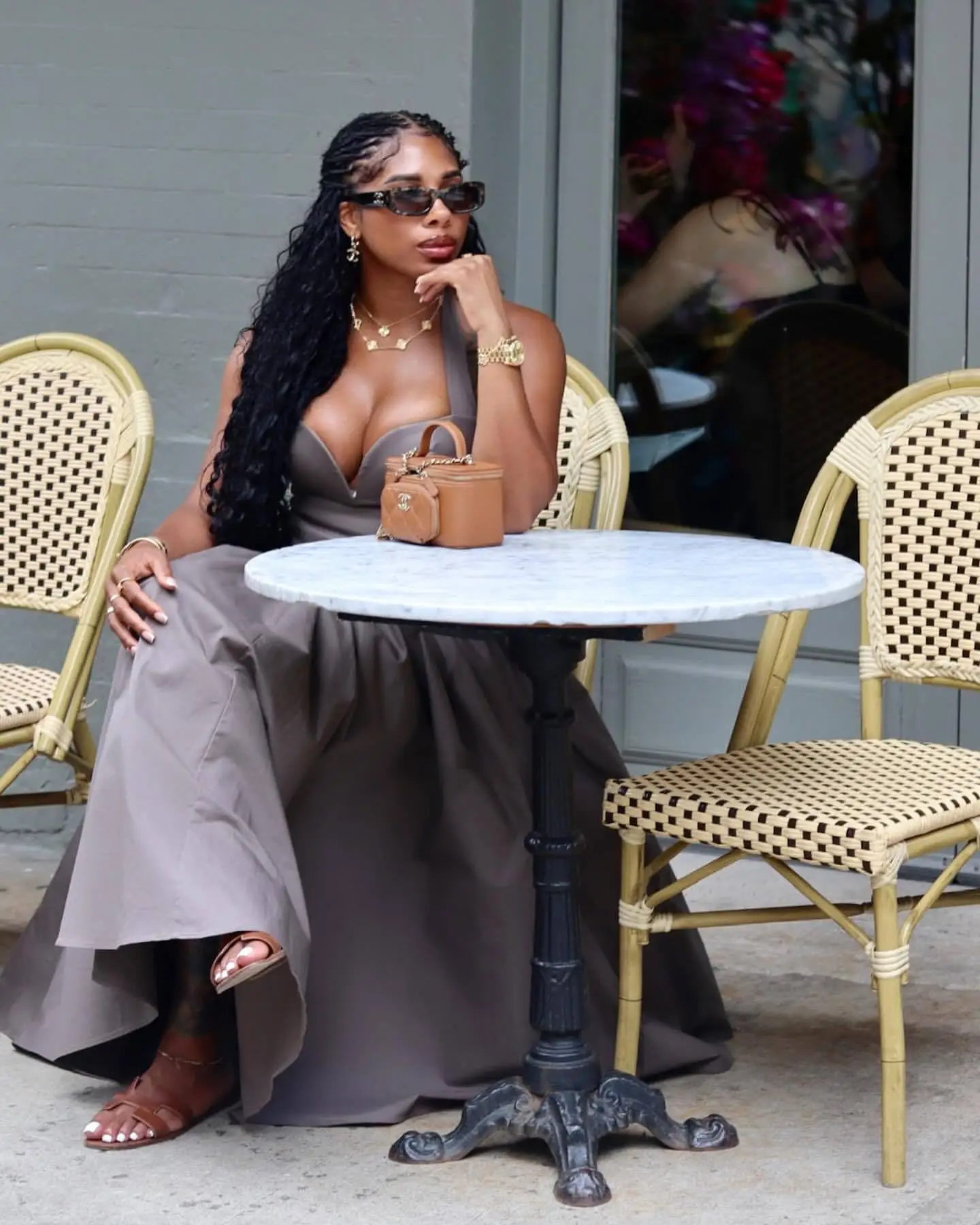 CM.YAYA 2024 Summer Sleeveless Sweet Strapless Slim Halter Floor-Length Long Women Dress Beach Party Evening Sexy Maxi Dresses