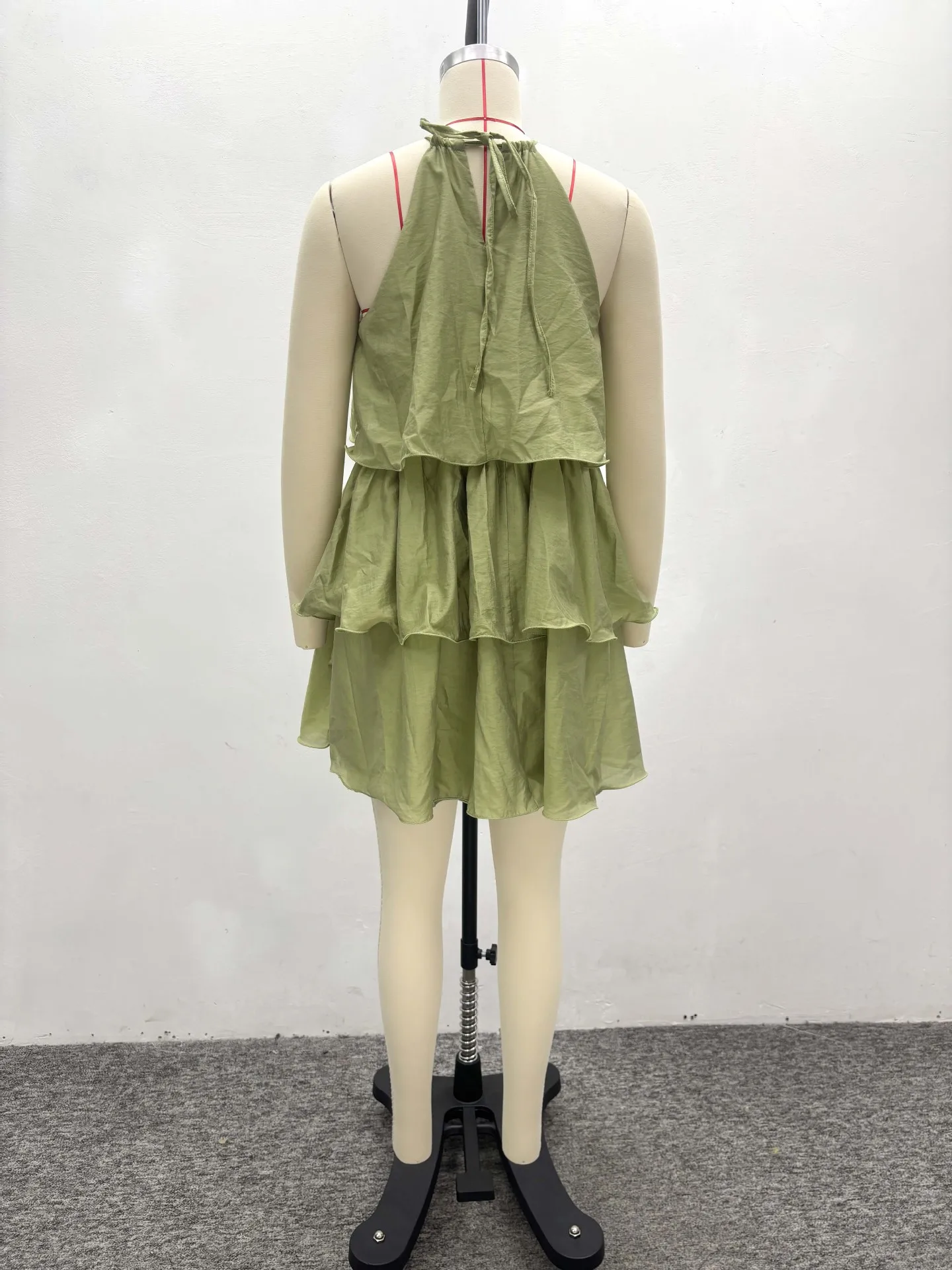 CM.YAYA Women Sleeveless Ruffles Strap Ball Gown Tiered Dress 2025 Beach Vacation Evening Night Party Vestidos Sexy Dresses CM.YAYA Women Sleeveless Ruffles Strap Ball Gown Tiered Dress 2025 Beach Vacation Evening Night Party Vestidos Sexy Dresses