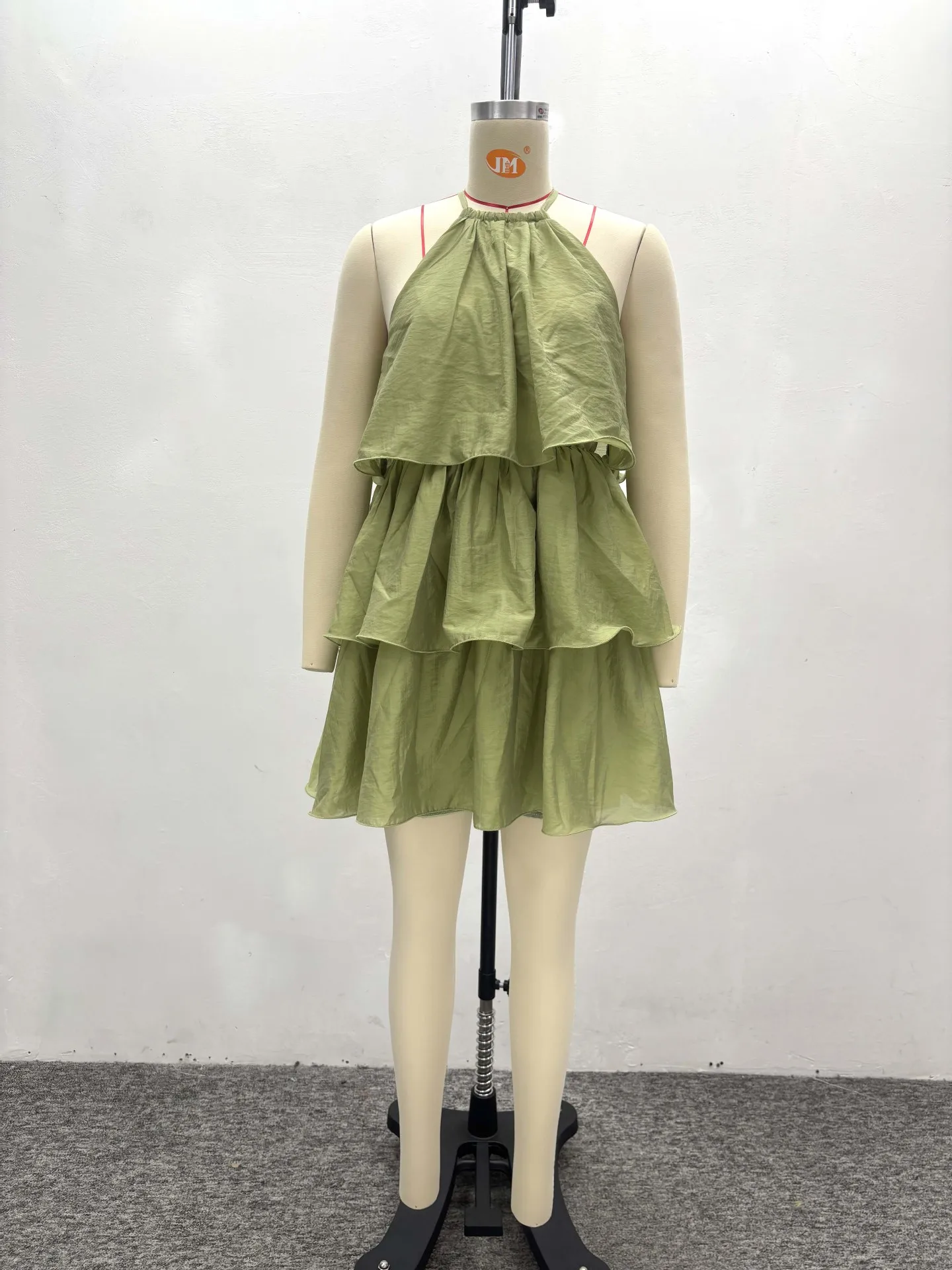 CM.YAYA Women Sleeveless Ruffles Strap Ball Gown Tiered Dress 2025 Beach Vacation Evening Night Party Vestidos Sexy Dresses CM.YAYA Women Sleeveless Ruffles Strap Ball Gown Tiered Dress 2025 Beach Vacation Evening Night Party Vestidos Sexy Dresses