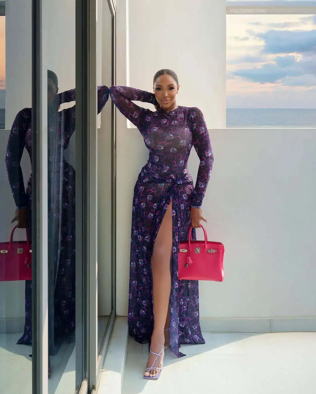 GLCMYAYA Women O-Neck Long Sleeve Print Split Maxi Long Dress 2025 Fall Autumn Evening Party Vacation Birthday Dresses Vestidos GLCMYAYA Women O-Neck Long Sleeve Print Split Maxi Long Dress 2025 Fall Autumn Evening Party Vacation Birthday Dresses Vestidos