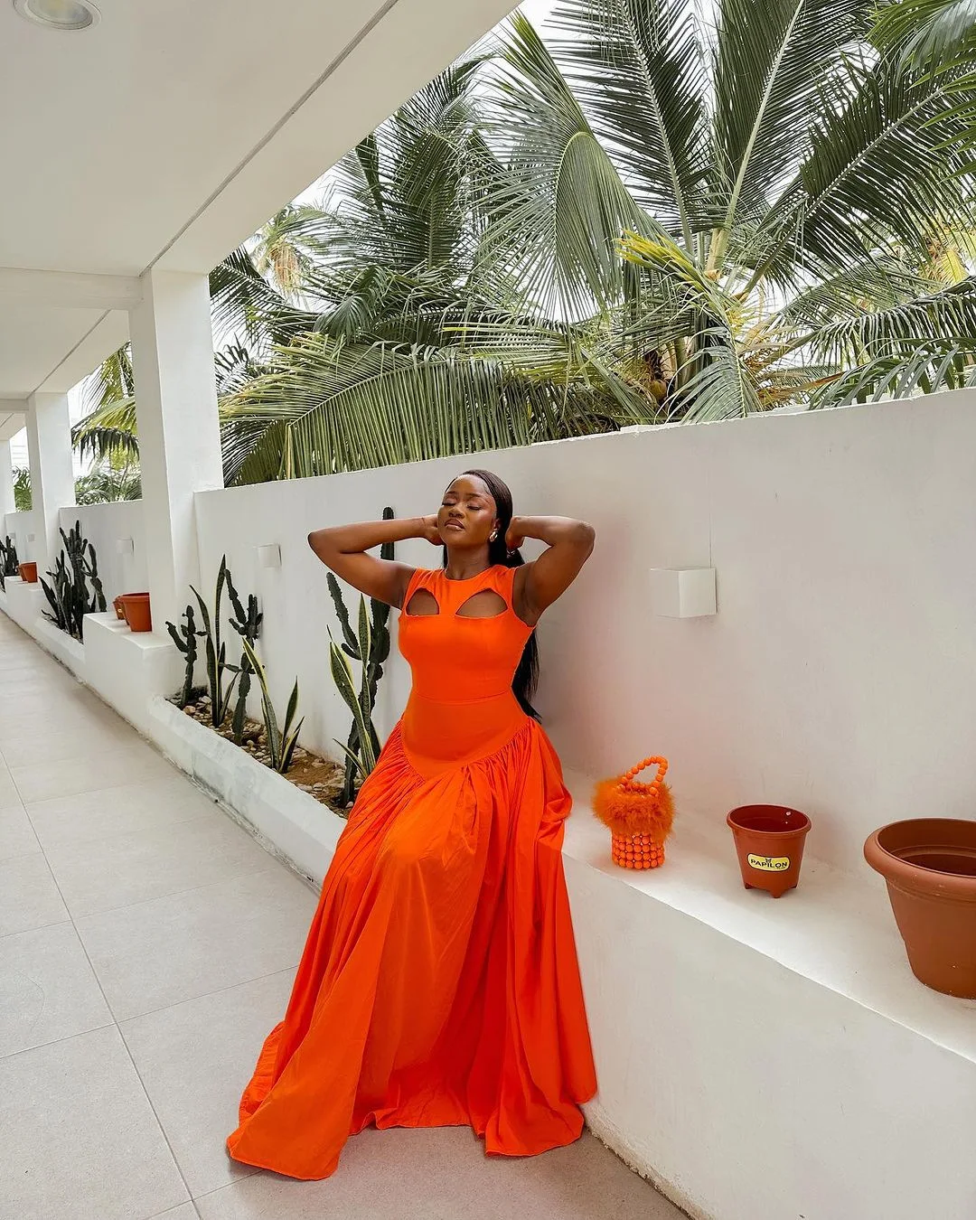 CM.YAYA 2024 Summer Sleeveless Sweet Cute O-Neck Hollow Out Slim Floor-Length Long Women Dress Beach Streetwear Maxi Dresses