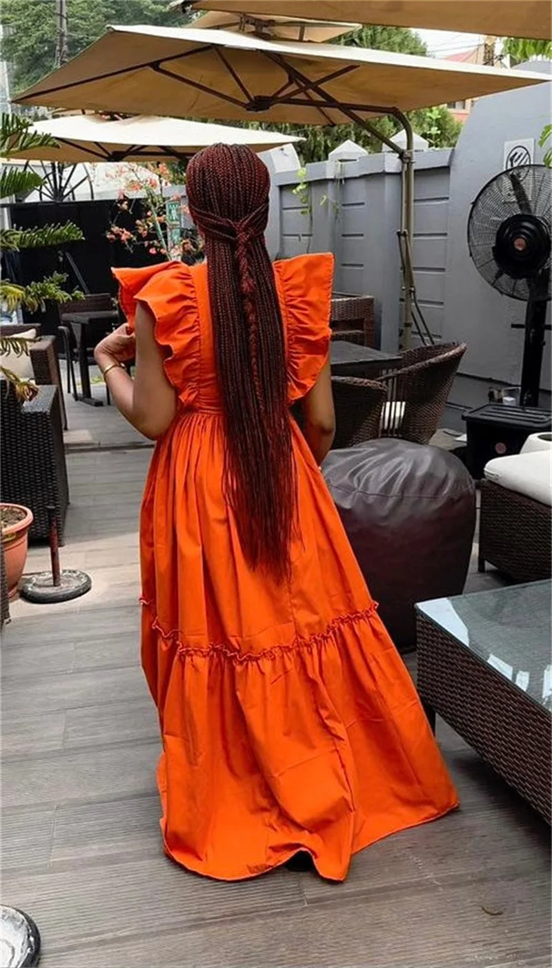 CM.YAYA 2024 Summer Sleeveless Sweet Cute O-Neck Hollow Out Slim Floor-Length Long Women Dress Beach Streetwear Maxi Dresses