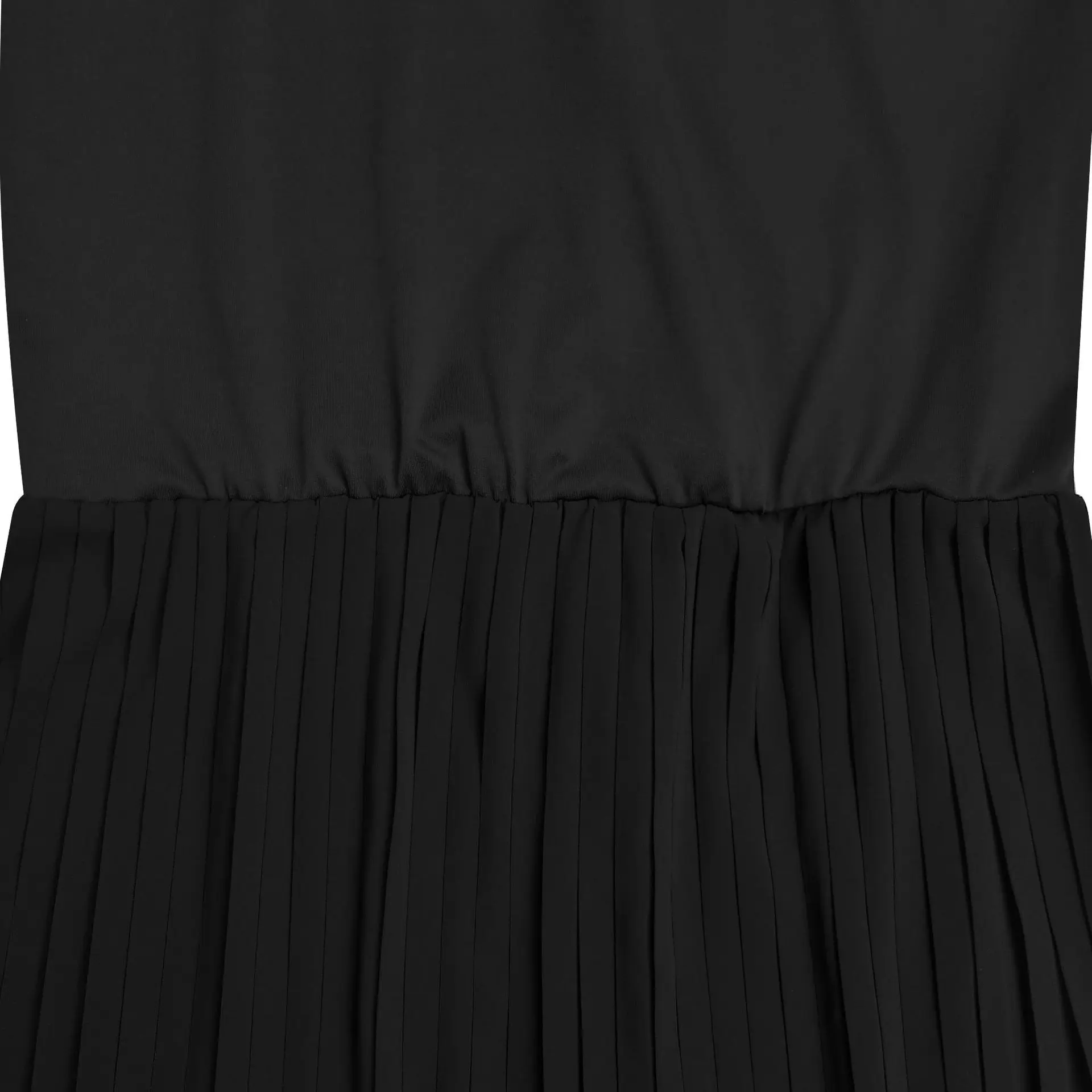 GLCMYAYA Women Pearl Beading Stand Collar Bodycon Midi Maxi Long Pleated Dress 2025 Summer Vacation Holiday Sexy Party Dresses