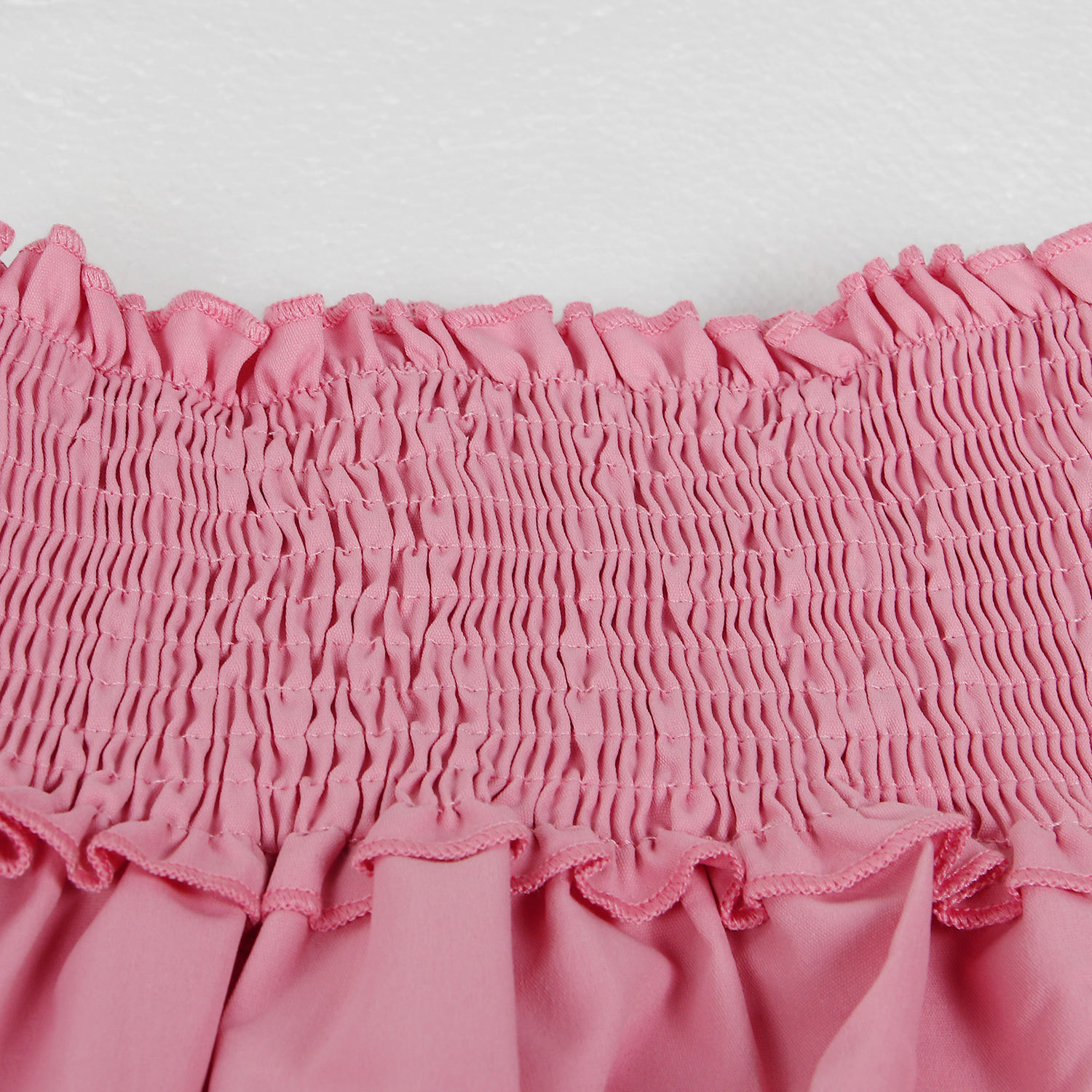 CM.YAYA Chic Women Cascading Ruffles Petal Off Shoulder Long Sleeve Smock Dress 2022 Big Swing Loose Blouse Sundress Vestidos