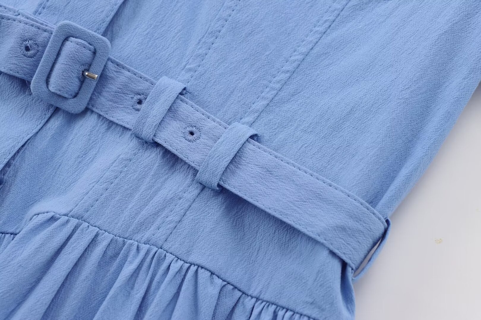 CM.YAYA Women Short Sleeve Single Breasted Belt Long Maxi Dress 2025 Street Birthday Evening Sexy Party Shirt Dresses Vestidos