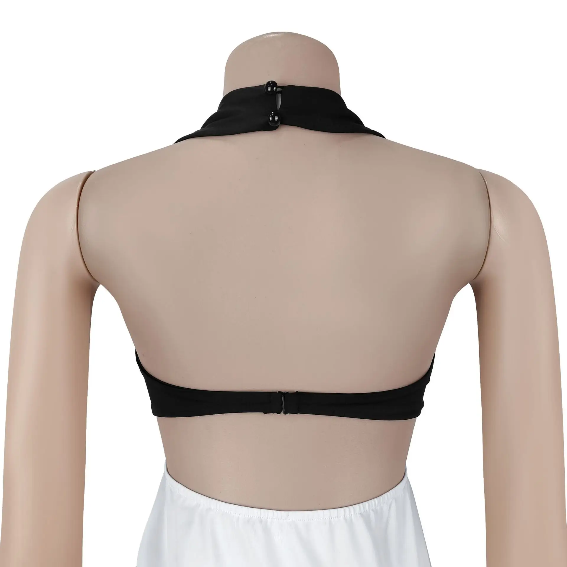 GLCMYAYA Women V-neck Sleeveless Halter Ruched Mermaid Long Dress 2026 Street Birthday Evening Sexy Party Maxi Dresses Vestidos