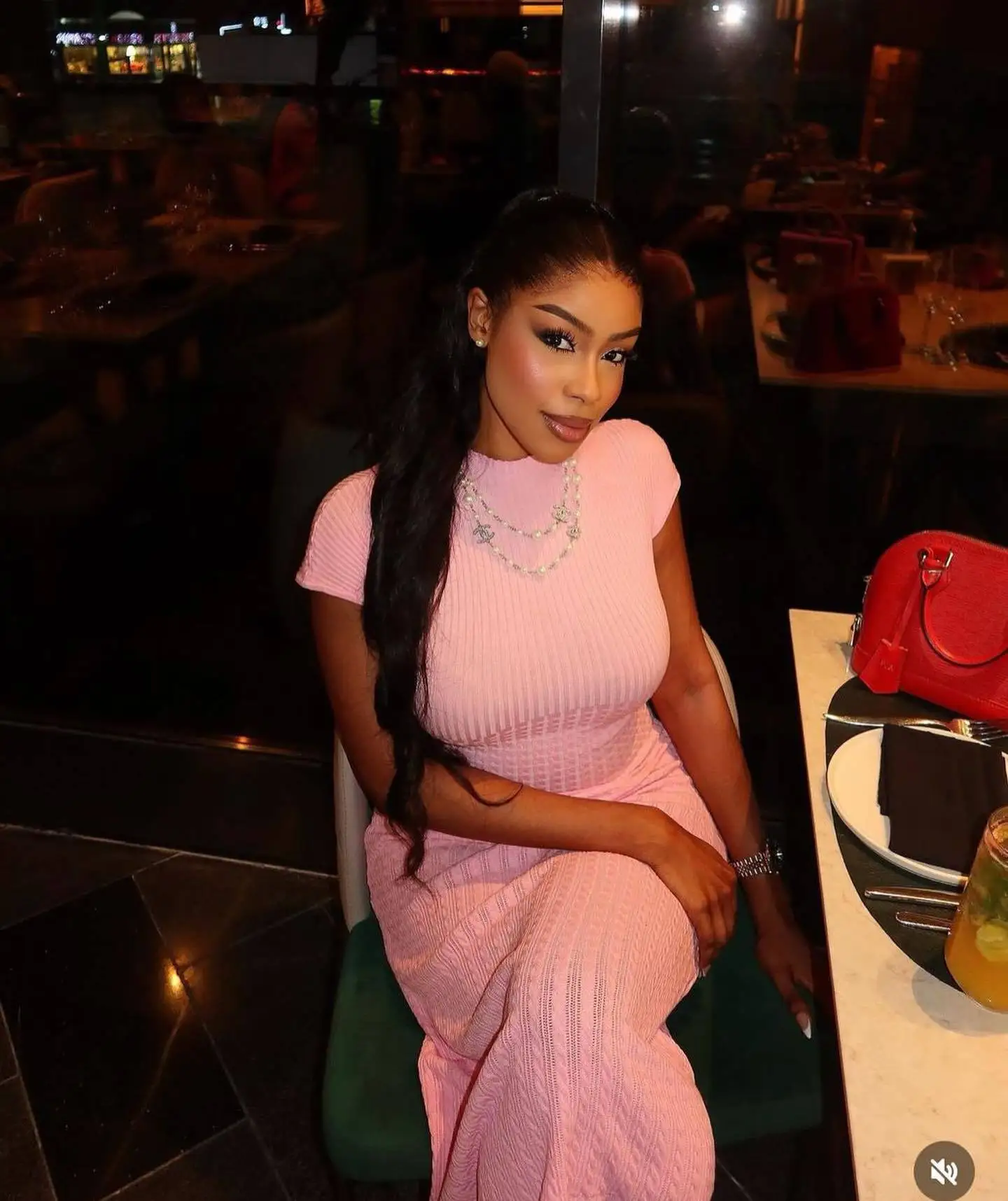 CM.YAYA Fashion Women Sleeveless O-neck Knit Bodycon Pencil Midi Dress 2025 Spring Club Sexy Party Evening birthday Dresses