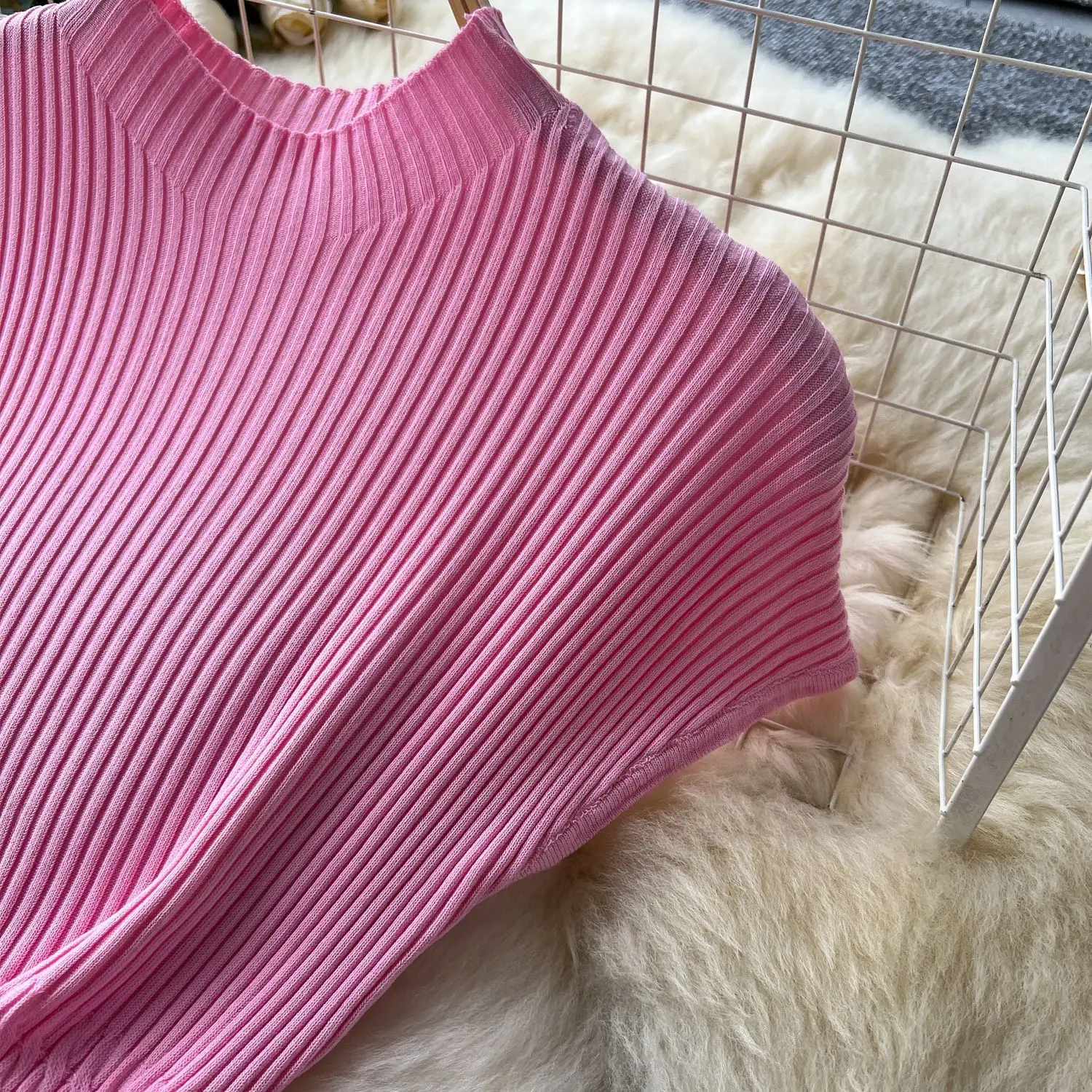 CM.YAYA Fashion Women Sleeveless O-neck Knit Bodycon Pencil Midi Dress 2025 Spring Club Sexy Party Evening birthday Dresses