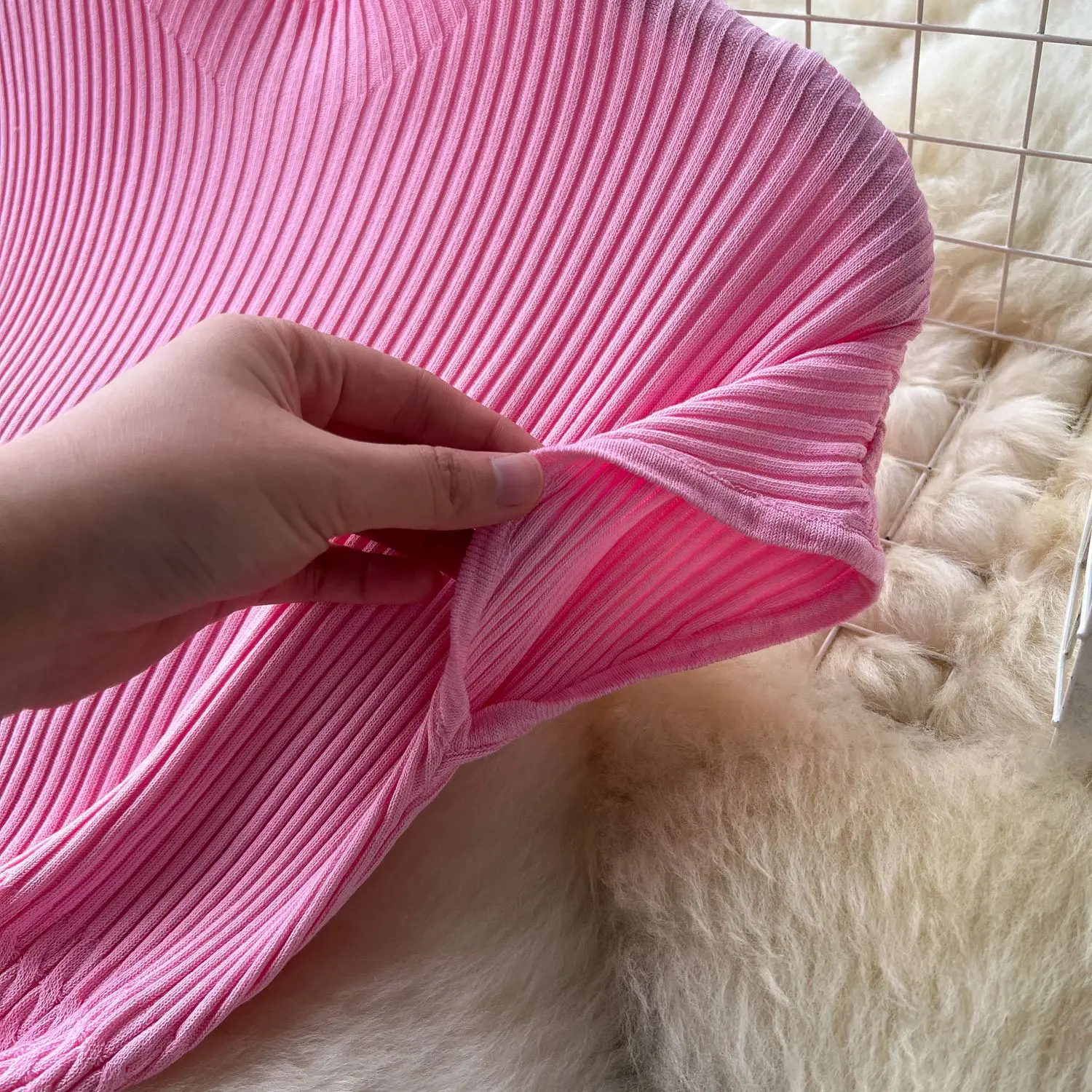 CM.YAYA Fashion Women Sleeveless O-neck Knit Bodycon Pencil Midi Dress 2025 Spring Club Sexy Party Evening birthday Dresses