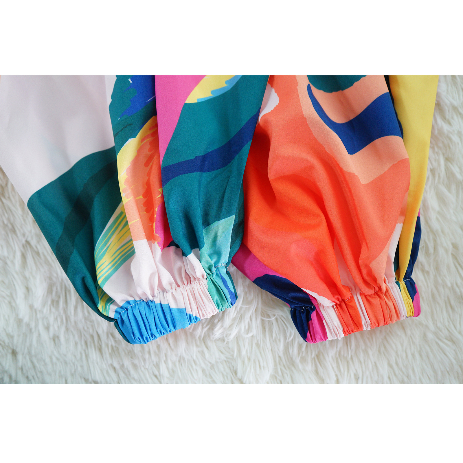 CM.YAYA Vintage Women Fashion Stretch Hem Off Shoulder Slash Neck Lantern Long Sleeve Printed Ball Gown Smock Dress Vestidos CM.YAYA Vintage Women Fashion Stretch Hem Off Shoulder Slash Neck Lantern Long Sleeve Printed Ball Gown Smock Dress Vestidos