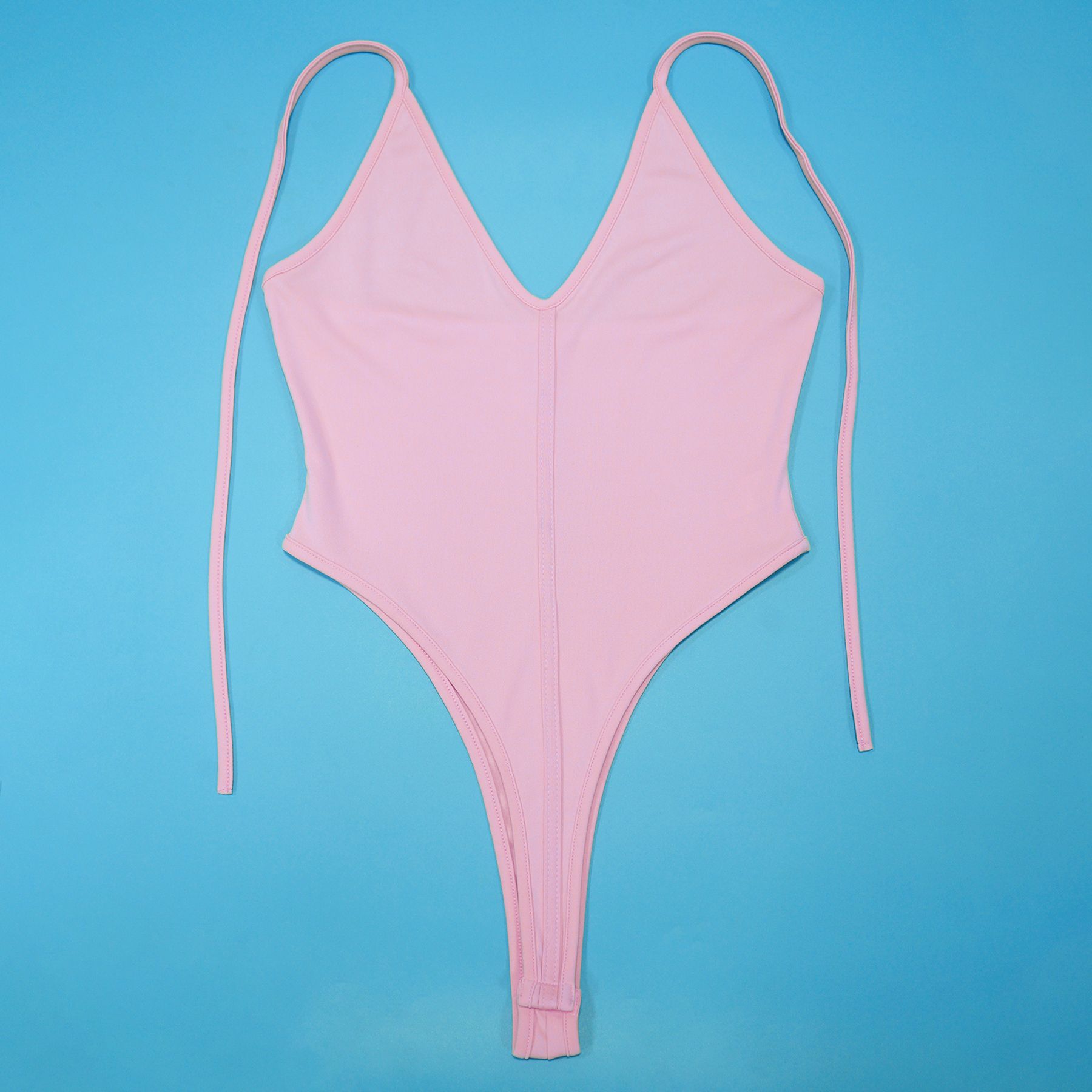 CM.YAYA Summer Women Halter Sleeveless V-Neck Tie Up High Side Split High Waist A-Line Dress Night Club Party Dresses Vestidos