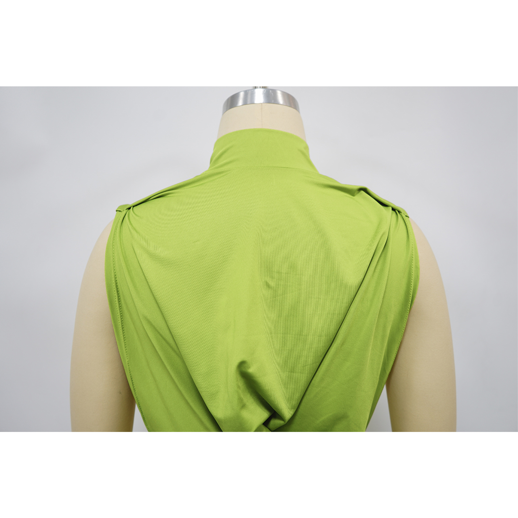 CM.YAYA Women O-neck High Split Ruched Stacked Bodycon Midi Maxi Dress 2024 Evening Party Club Vestidos Sexy Chic Long Dresses CM.YAYA Women O-neck High Split Ruched Stacked Bodycon Midi Maxi Dress 2024 Evening Party Club Vestidos Sexy Chic Long Dresses