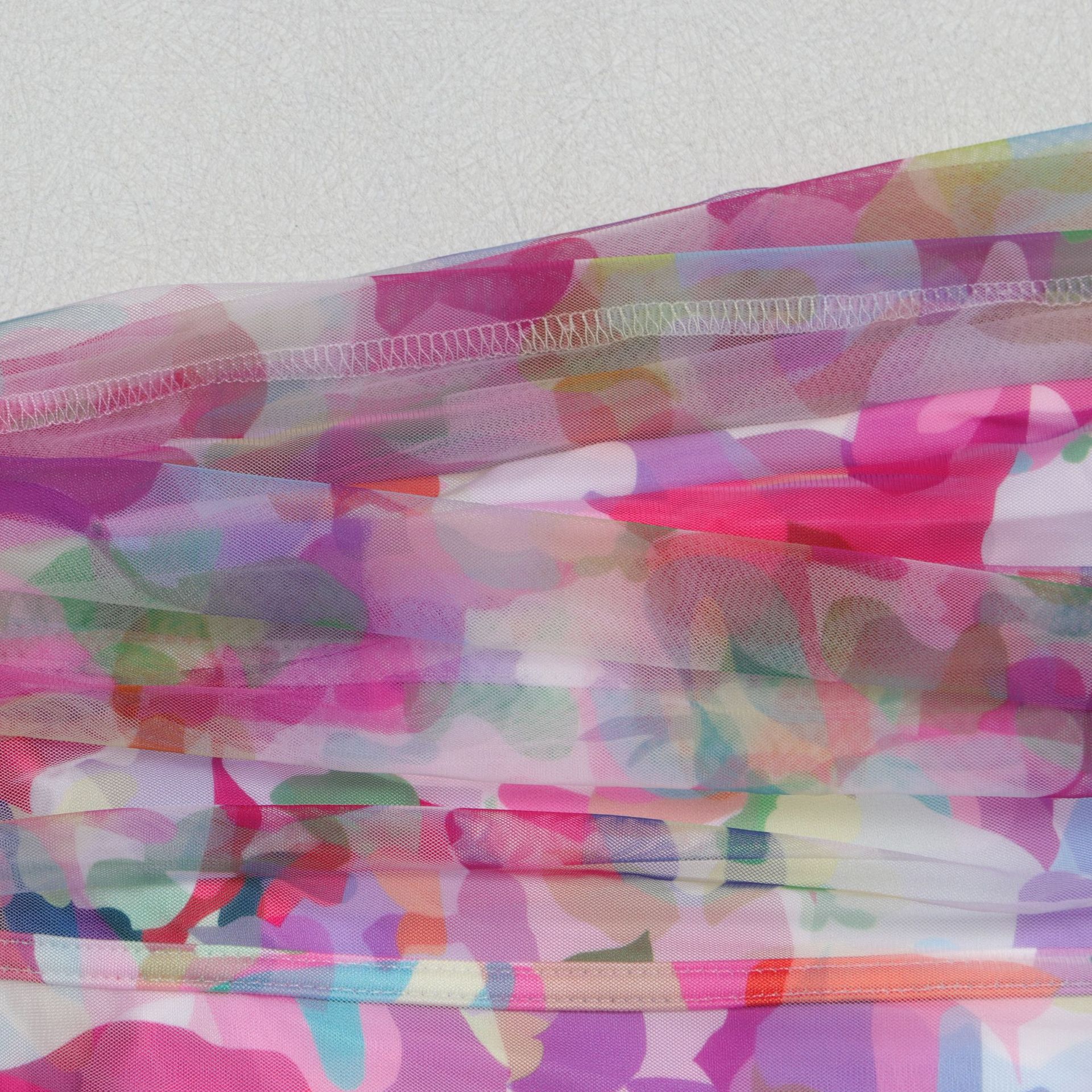 CM.YAYA Women Sleeveless Tie Dye Print Strapless Mesh Bodycon Midi Long Maxi Dress 2025 Birthday Club Party Vestido Sexy Dresses CM.YAYA Women Sleeveless Tie Dye Print Strapless Mesh Bodycon Midi Long Maxi Dress 2025 Birthday Club Party Vestido Sexy Dresses