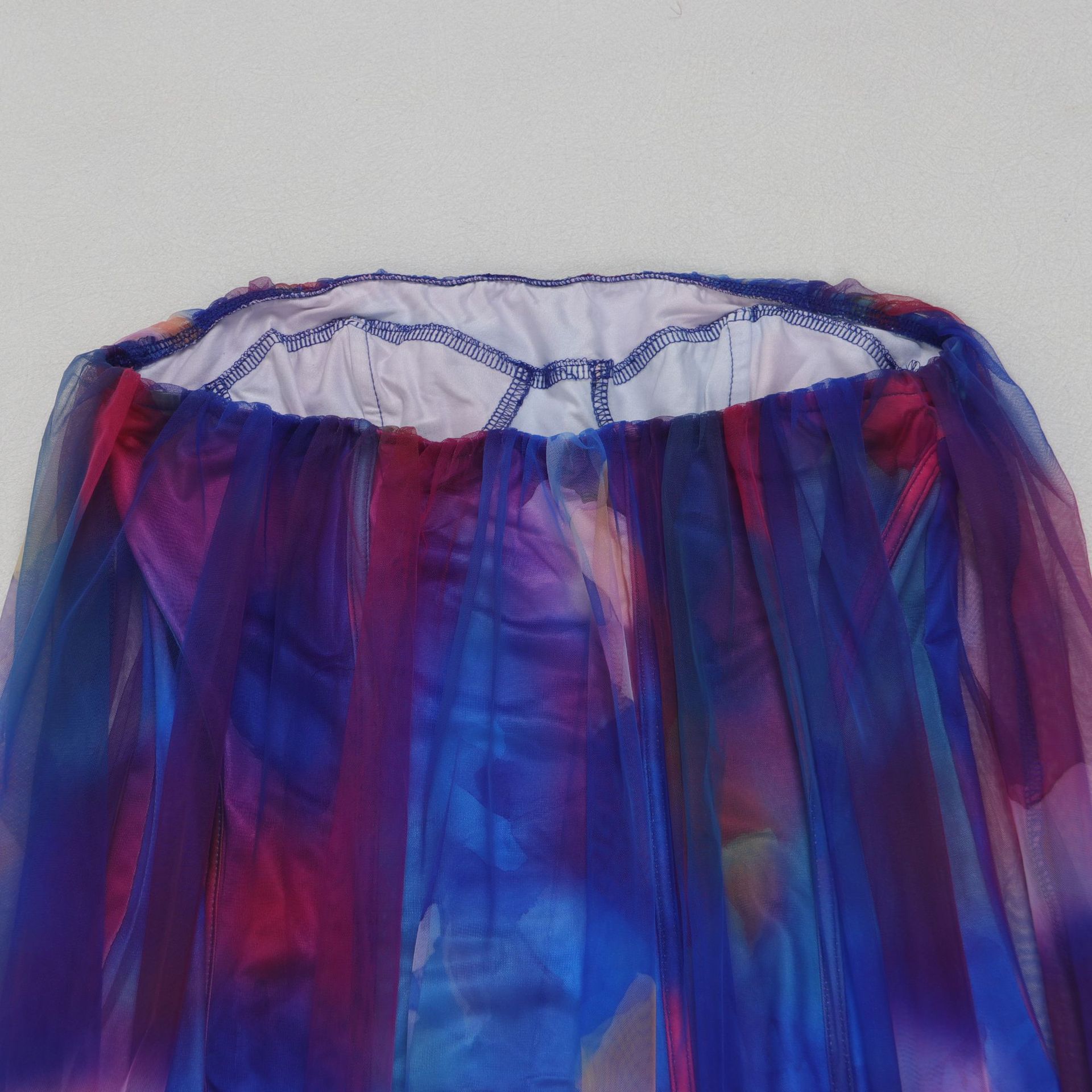 CM.YAYA Women Sleeveless Tie Dye Print Strapless Mesh Bodycon Midi Long Maxi Dress 2025 Birthday Club Party Vestido Sexy Dresses CM.YAYA Women Sleeveless Tie Dye Print Strapless Mesh Bodycon Midi Long Maxi Dress 2025 Birthday Club Party Vestido Sexy Dresses