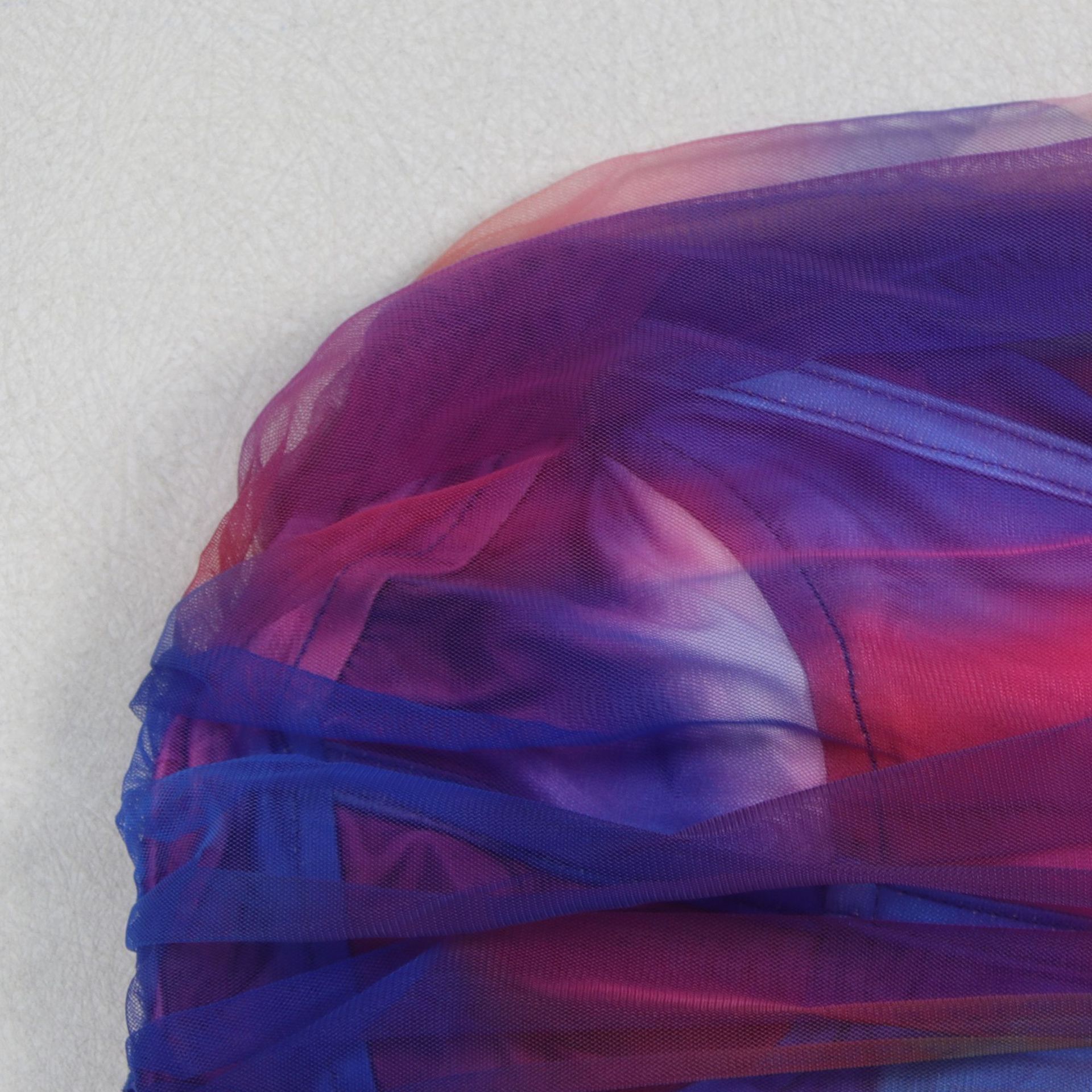 CM.YAYA Women Sleeveless Tie Dye Print Strapless Mesh Bodycon Midi Long Maxi Dress 2025 Birthday Club Party Vestido Sexy Dresses CM.YAYA Women Sleeveless Tie Dye Print Strapless Mesh Bodycon Midi Long Maxi Dress 2025 Birthday Club Party Vestido Sexy Dresses