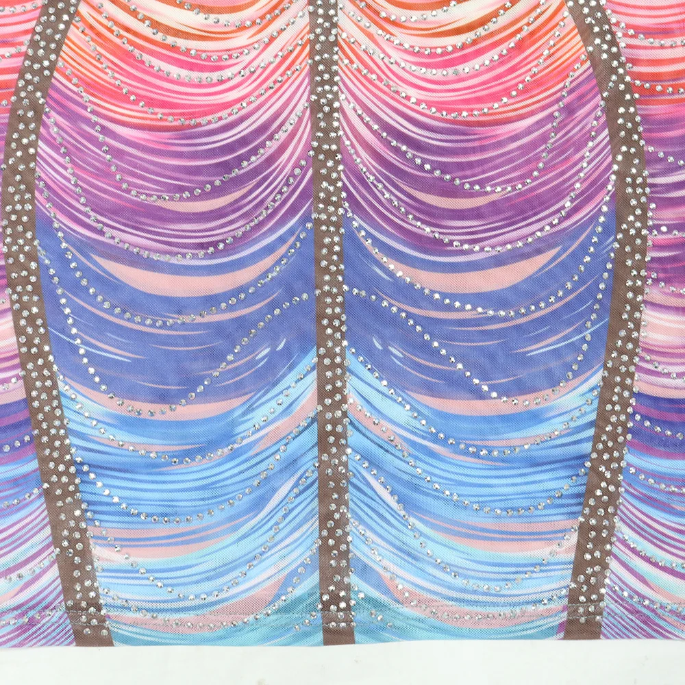 CM.YAYA Women Rainbow Diamonds Crystal Tassel Halter Neck Bodycon Midi Dress 2024 Evening Sexy Party Club Chic Dresses Vestidos