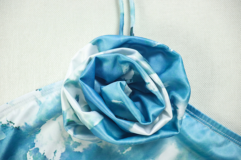 CM.YAYA Women Sleeveless Floral Print Flower Halter Neck Bodycon Midi Maxi Dress Summer 2025 Evening Sexy Party Dresses Vestidos