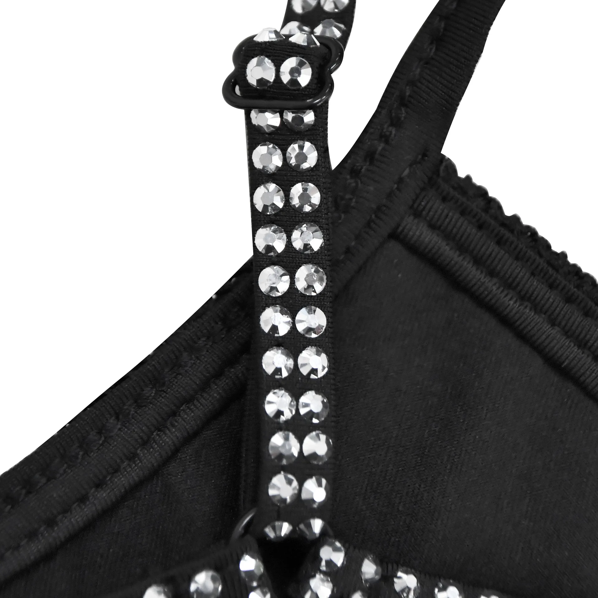 CM.YAYA Women Spaghetti Strap Diamonds Hot Rhinestones High Side Split Mesh Maxi Dress 2024 Sexy Club Even Party Dresses Vestido