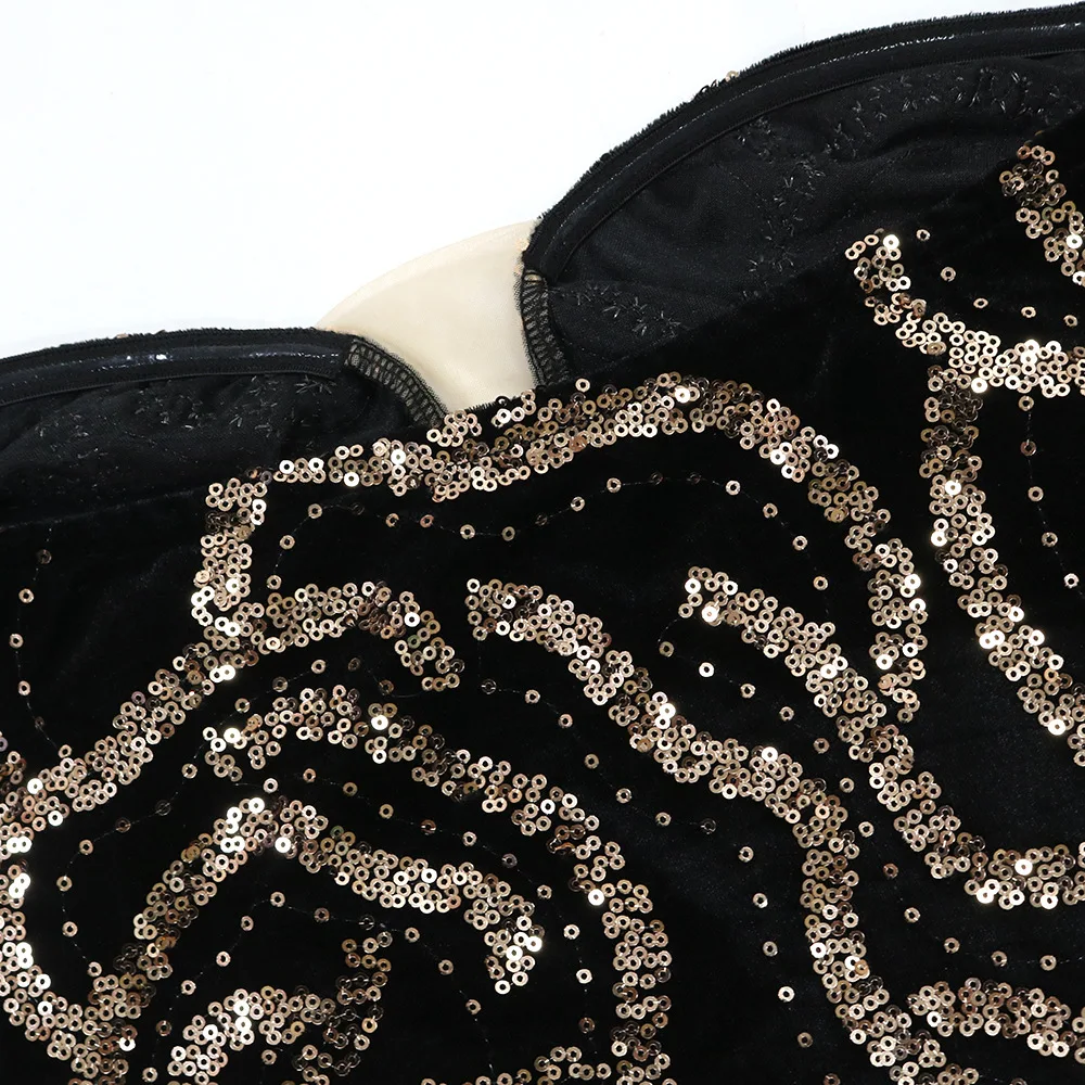 CM.YAYA 2024 Fall Floral Sequined Strapless Women Sleeveless Long Dress Sexy Birthday Party Evening Prom Maxi Dresses Vestidos