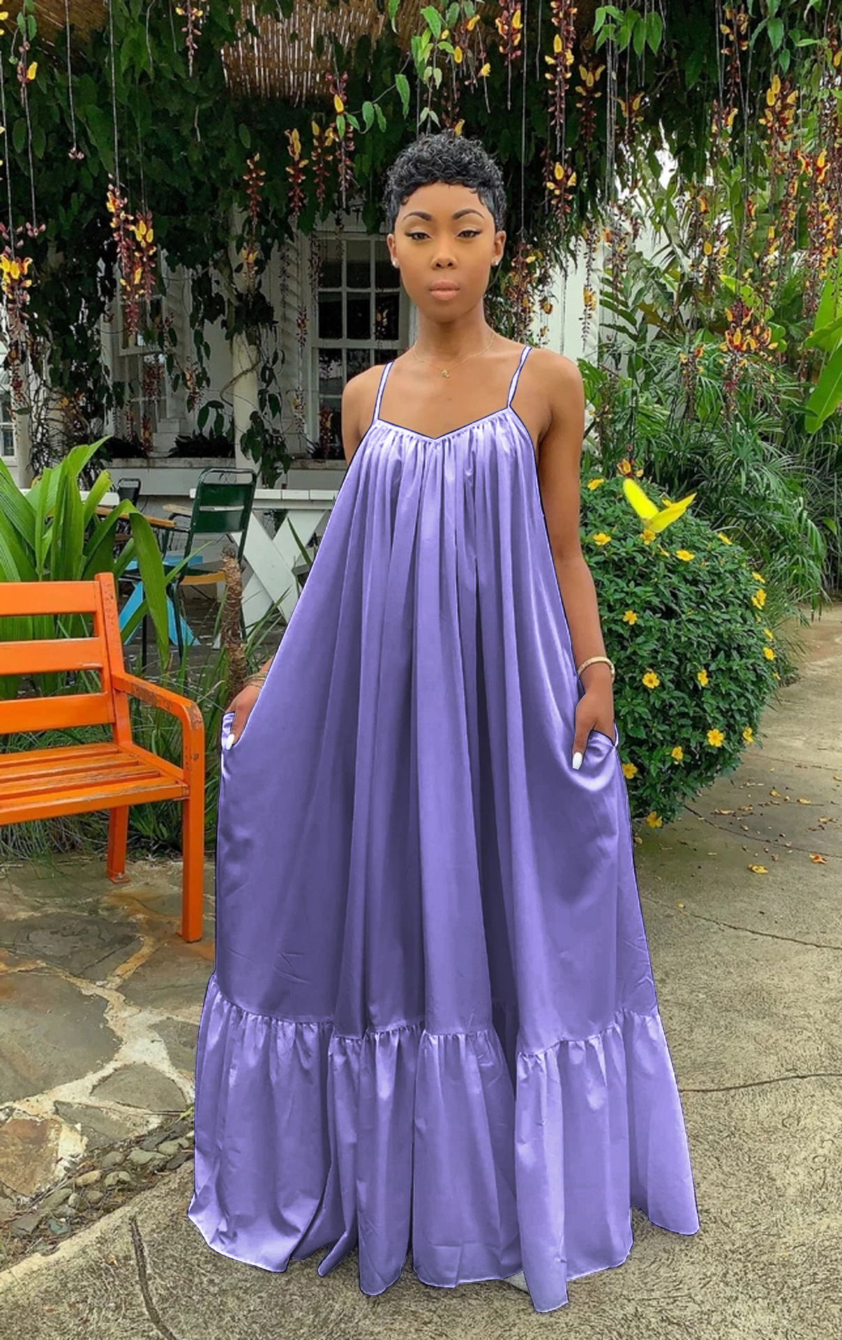 CMYAYA Women Summer Long Maxi Dress Sexy Sleeveless Strap Loose Beach Party Night Club Bandage Female S-5XL Dresses Vestido