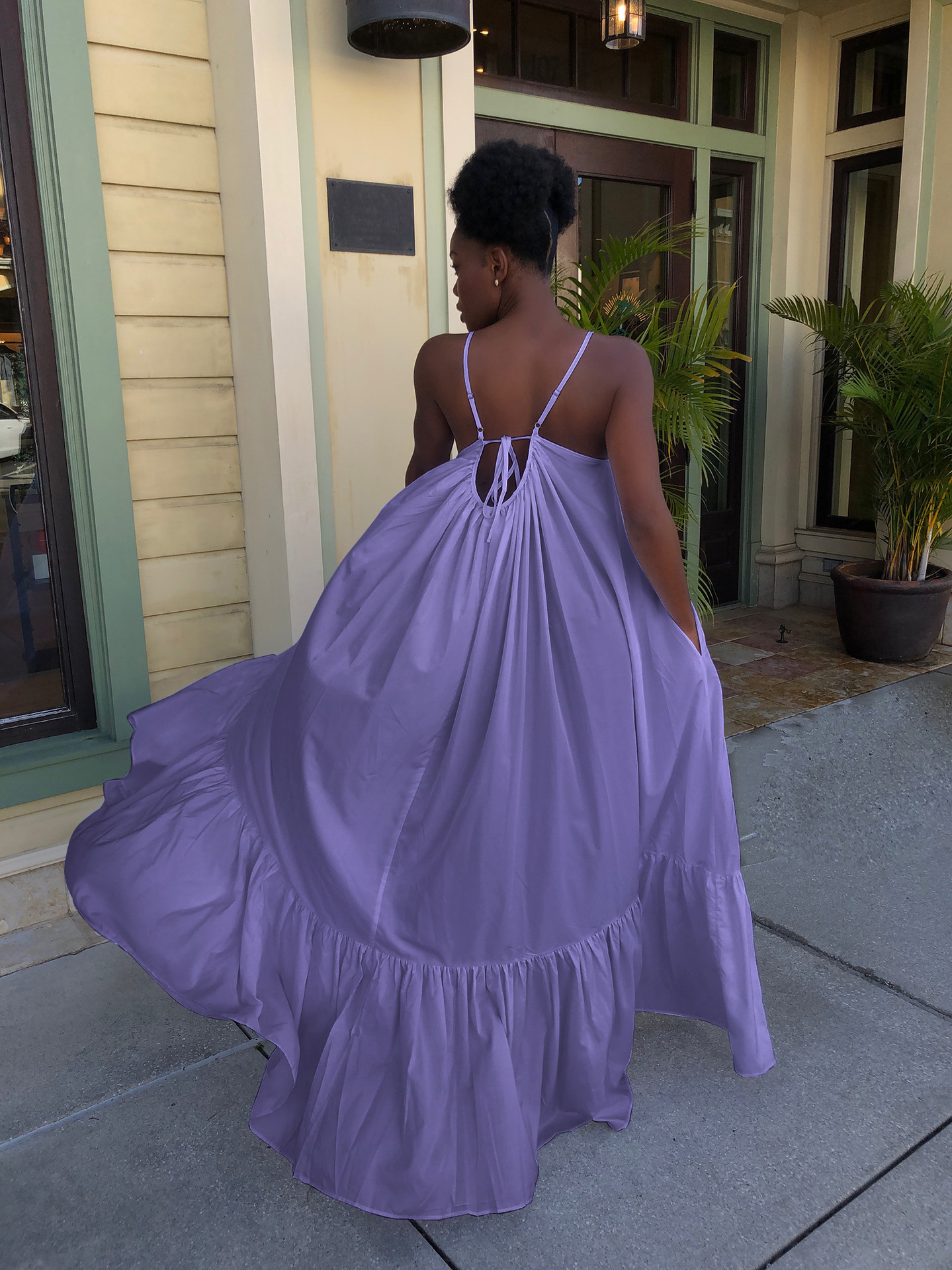 CMYAYA Women Summer Long Maxi Dress Sexy Sleeveless Strap Loose Beach Party Night Club Bandage Female S-5XL Dresses Vestido